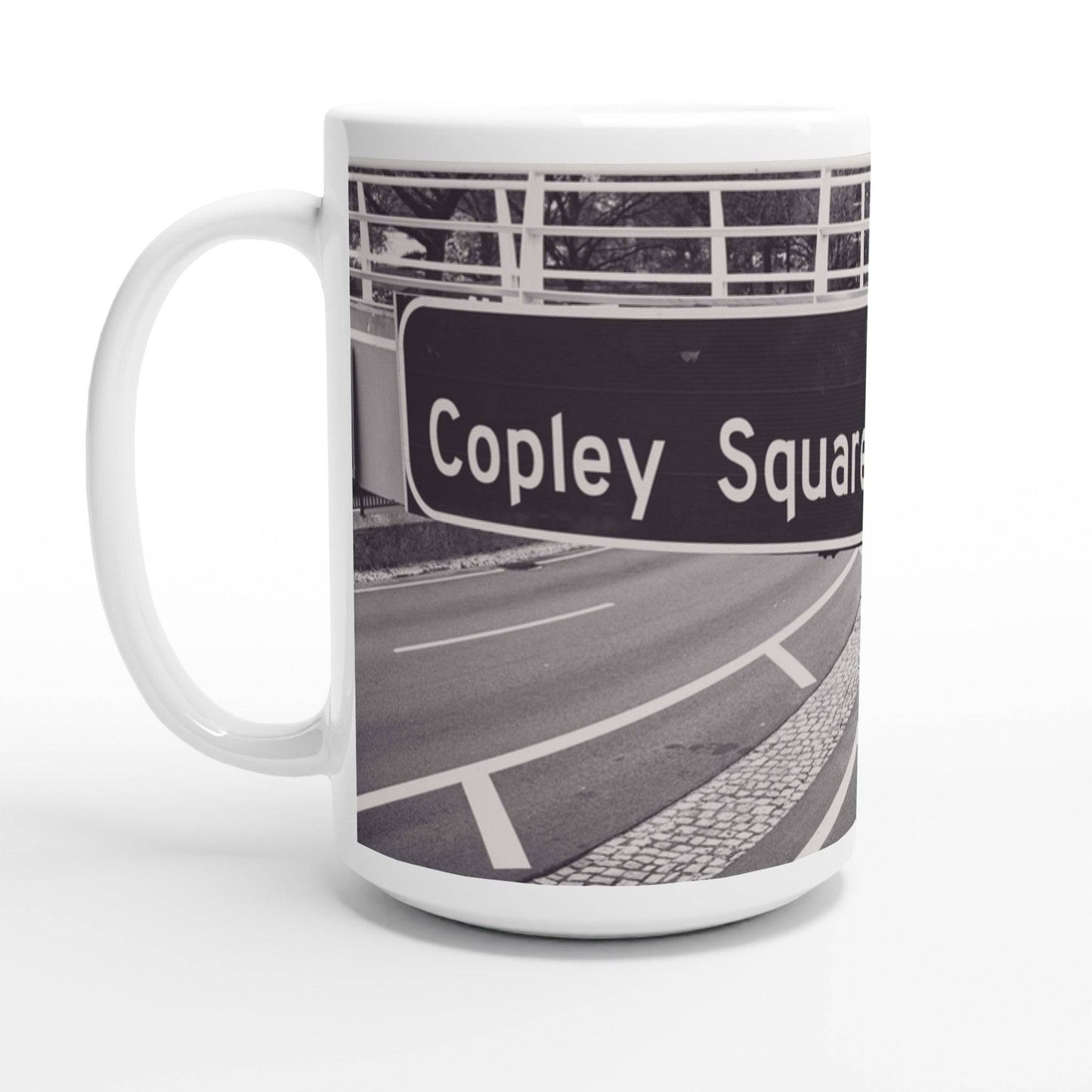 Copley Square Water Bottle and Mugs Boston Massachusetts Art Drinkware Pixio.Co - Pixio.Co
