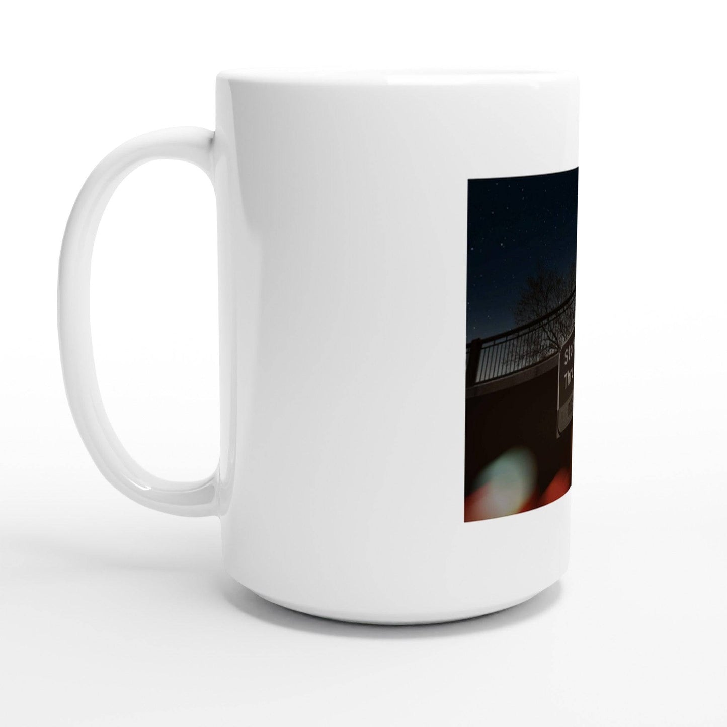 Storrow Drive Galaxy Water Bottle and Mugs Boston Massachusetts Art Drinkware Pixio.Co - Pixio.Co