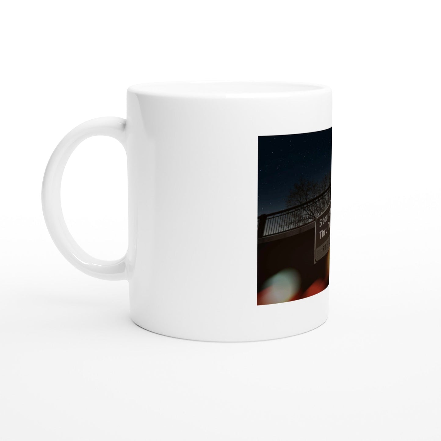 Storrow Drive Galaxy Water Bottle and Mugs Boston Massachusetts Art Drinkware Pixio.Co - Pixio.Co