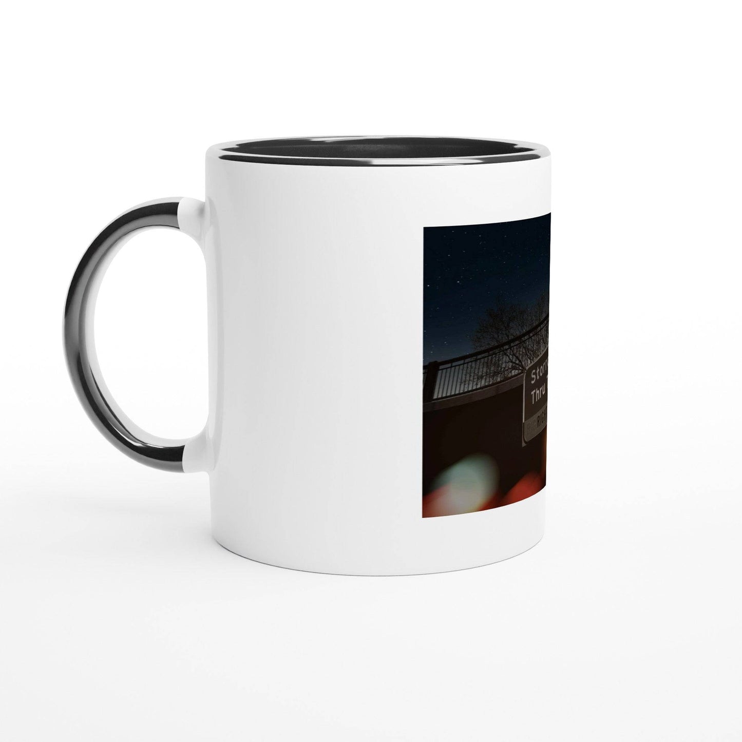 Storrow Drive Galaxy Water Bottle and Mugs Boston Massachusetts Art Drinkware Pixio.Co - Pixio.Co