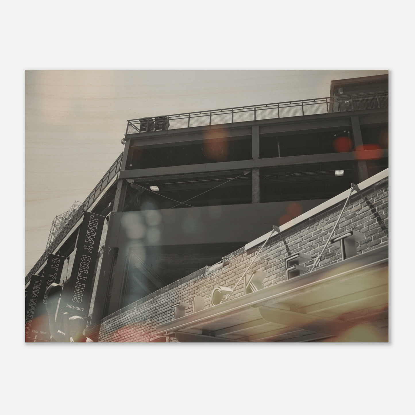 Fenway Tickets Black and White Wood Print Boston Massachusetts Wall Art Home Office Business Commercial Decor Pixio.Co - Pixio.Co