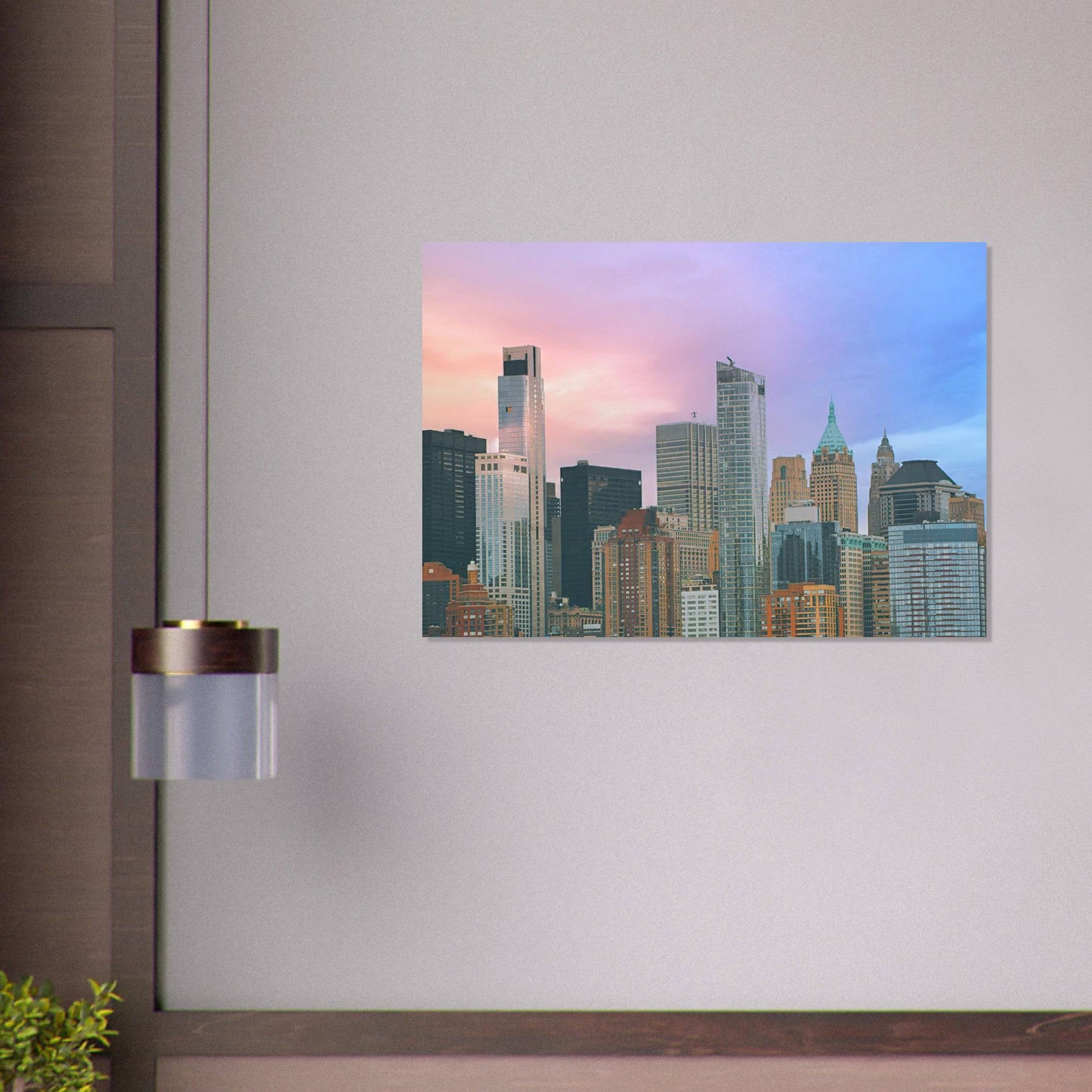 NYC Cotton Candy Wall art - Pixio.Co