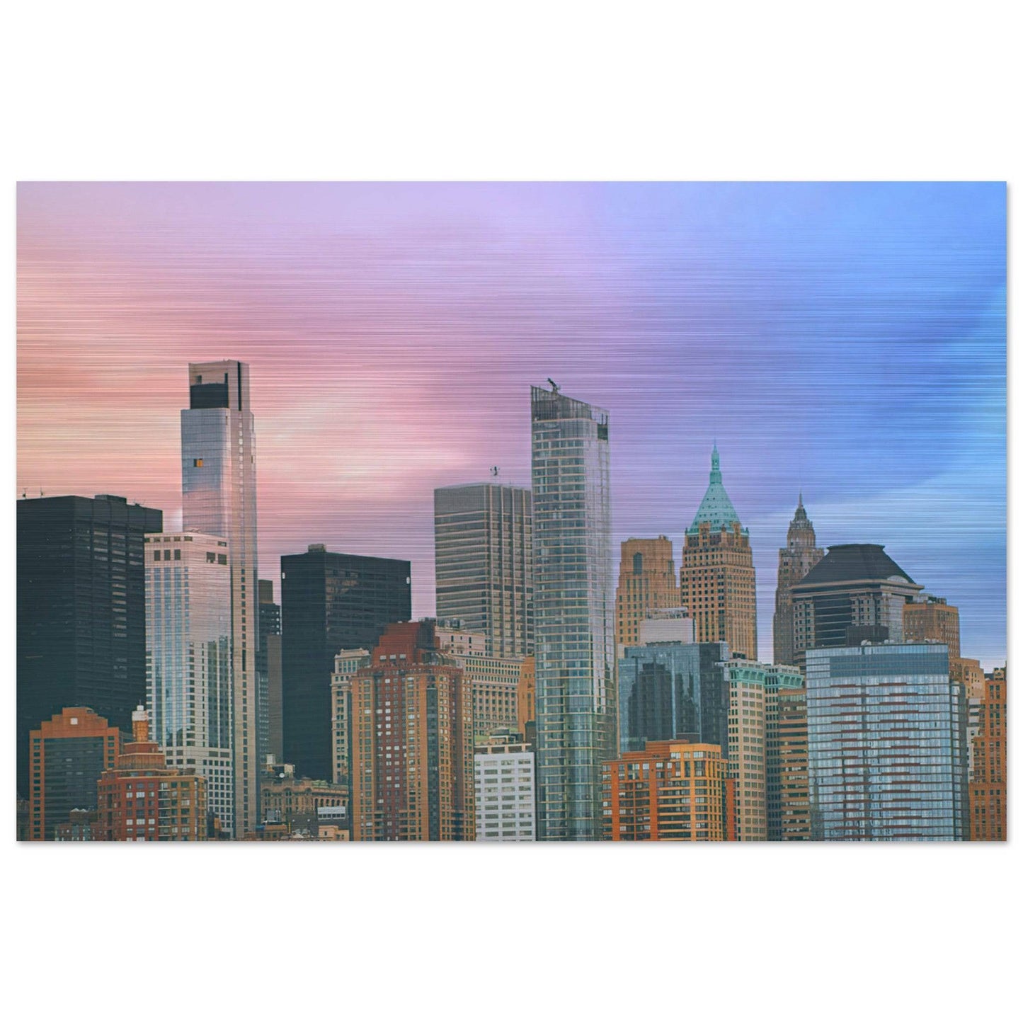 NYC Cotton Candy Wall art - Pixio.Co