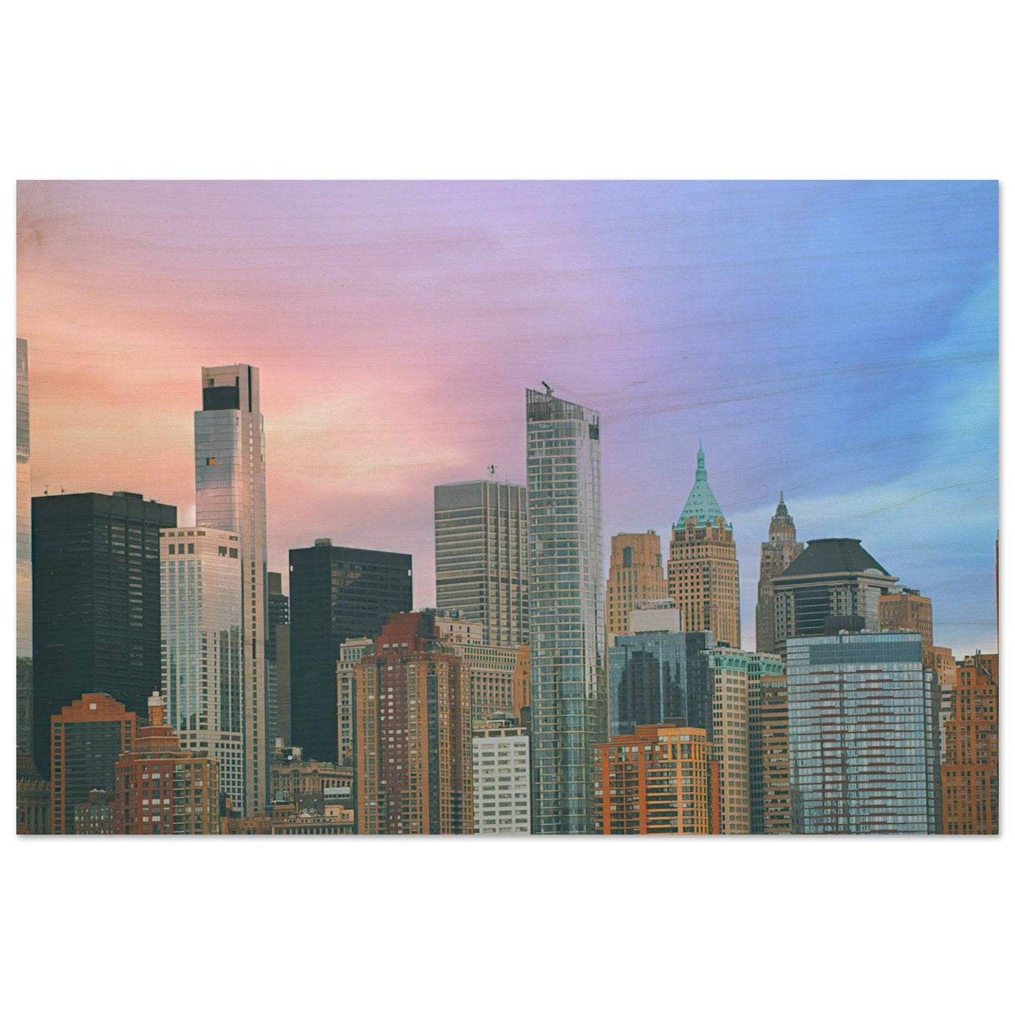 NYC Cotton Candy Wall art - Pixio.Co