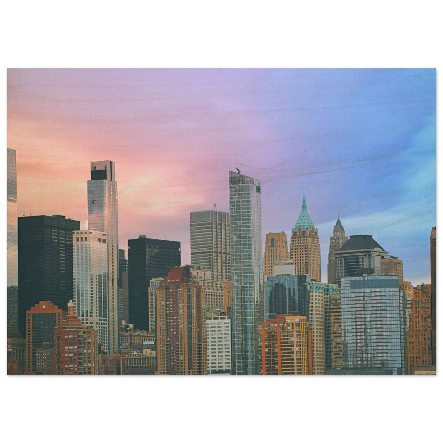 NYC Cotton Candy Wall art - Pixio.Co
