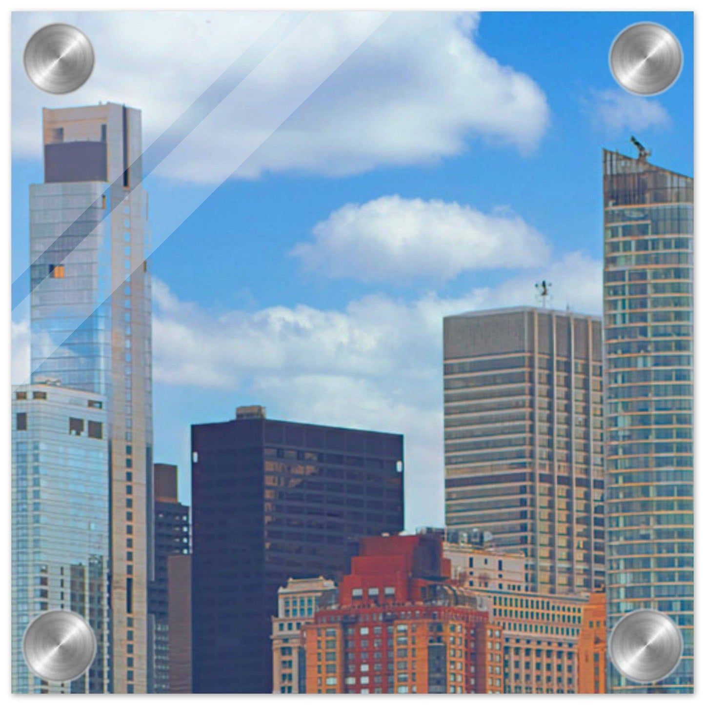 NYC Daytime Acrylic Frame New York City Wall Art Home Office Business Commercial Decor Pixio.Co - Pixio.Co