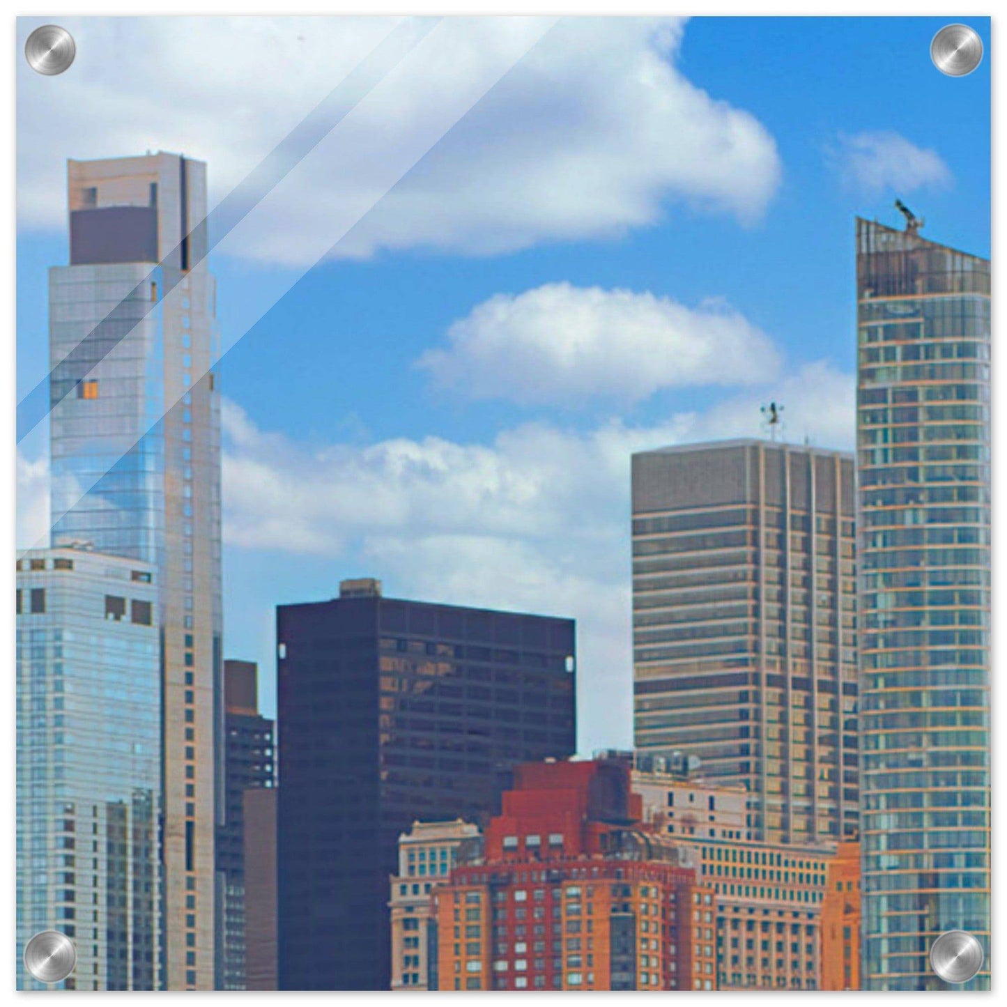NYC Daytime Acrylic Frame New York City Wall Art Home Office Business Commercial Decor Pixio.Co - Pixio.Co