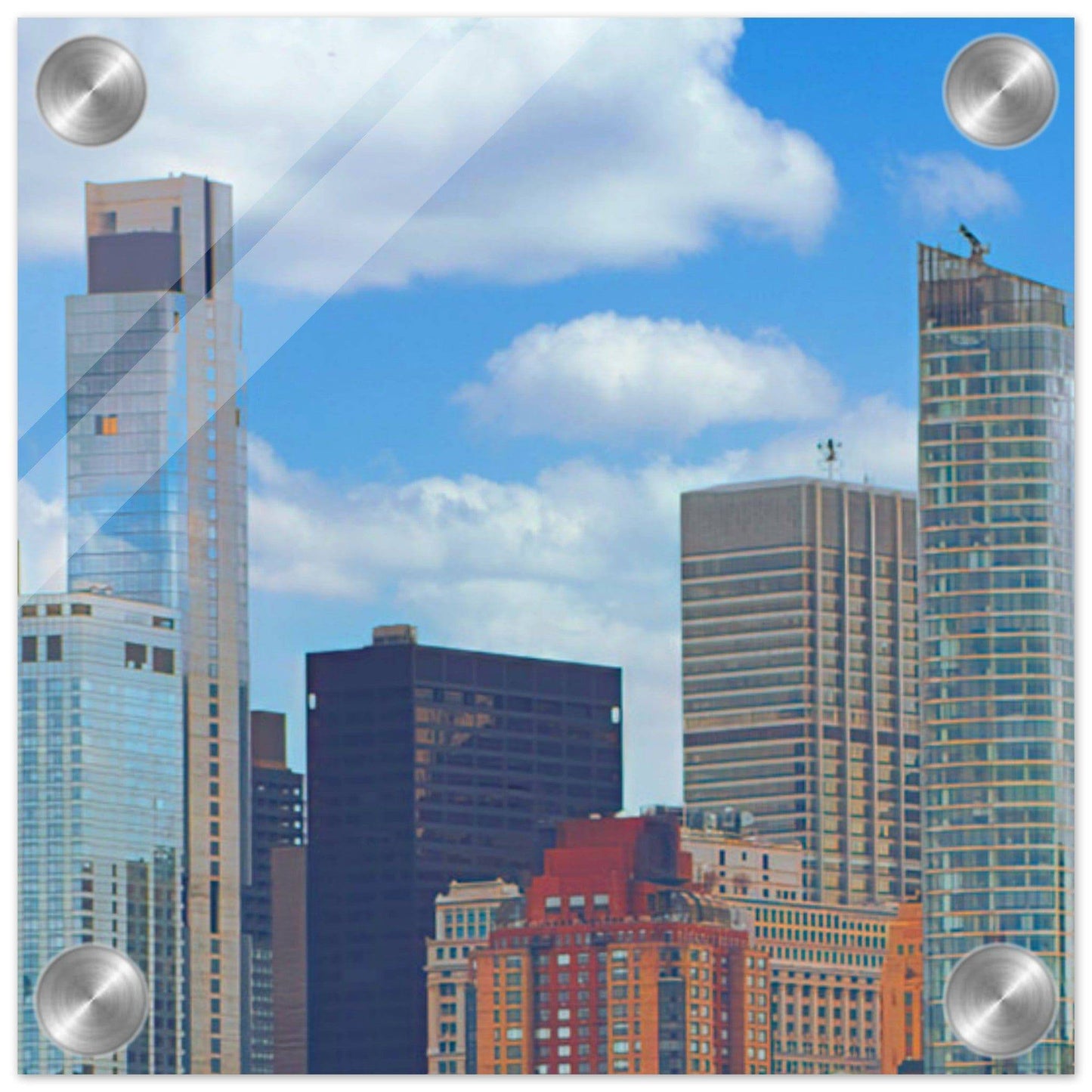 NYC Daytime Acrylic Frame New York City Wall Art Home Office Business Commercial Decor Pixio.Co - Pixio.Co