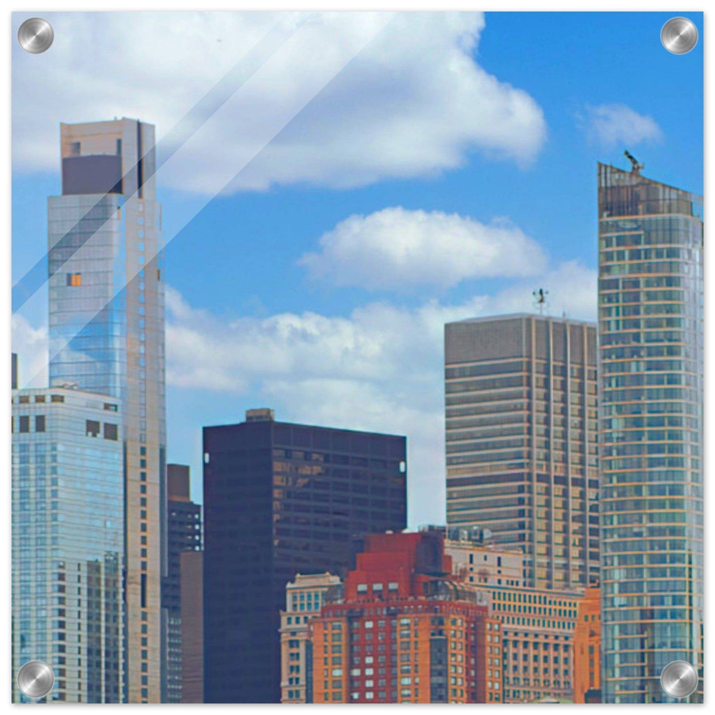 NYC Daytime Acrylic Frame New York City Wall Art Home Office Business Commercial Decor Pixio.Co - Pixio.Co