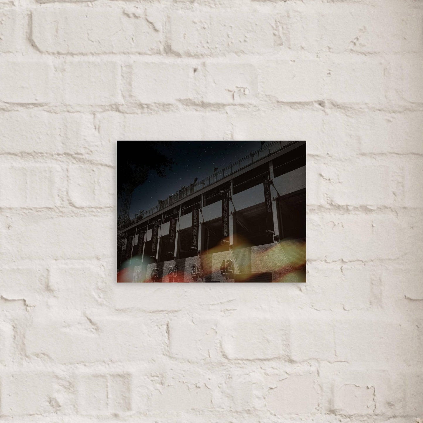 Fenway Galaxy Red Sox Hall of Famer Aluminum Frame Boston Massachusetts Wall Art Home Office Business Commercial Decor Pixio.Co - Pixio.Co