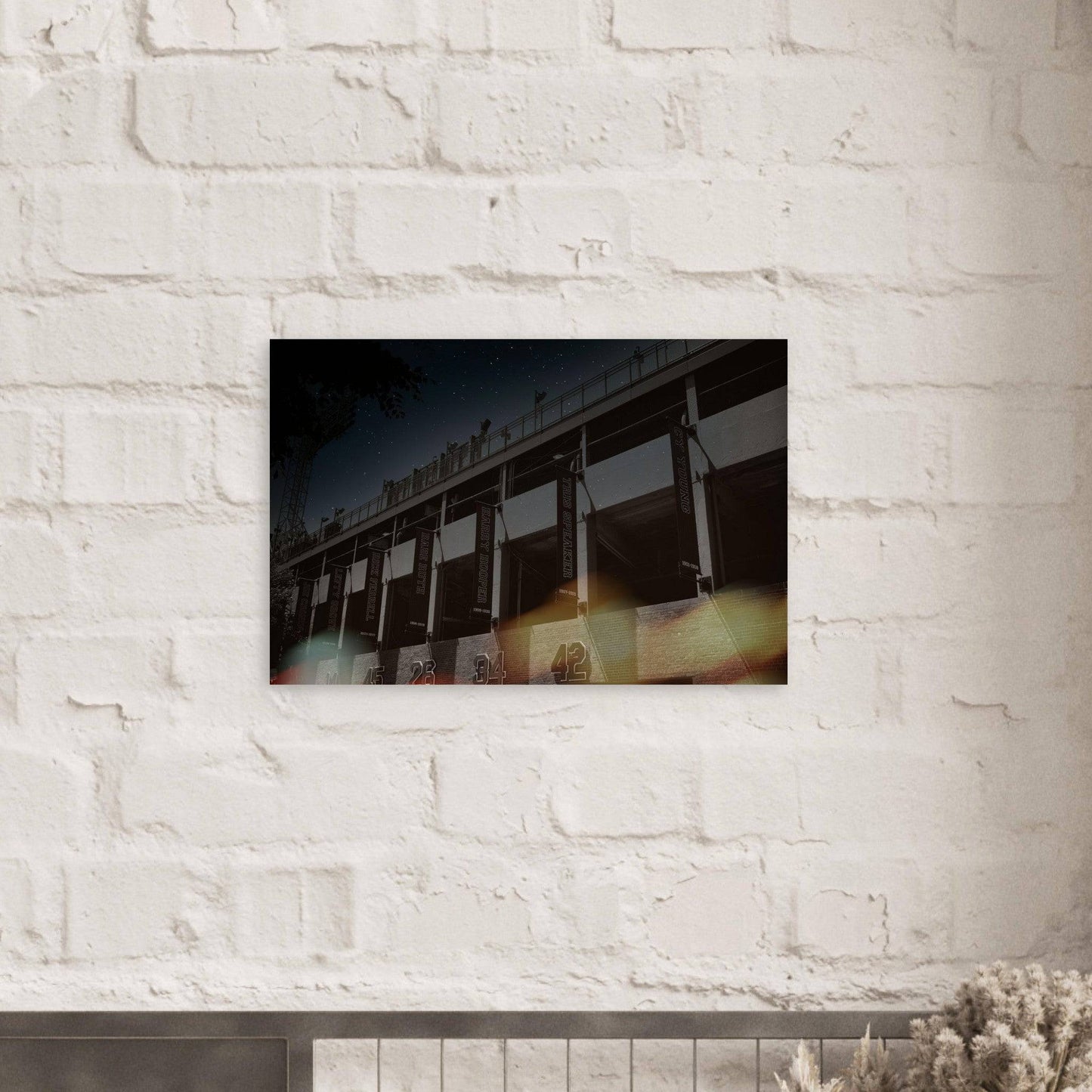 Fenway Galaxy Red Sox Hall of Famer Aluminum Frame Boston Massachusetts Wall Art Home Office Business Commercial Decor Pixio.Co - Pixio.Co