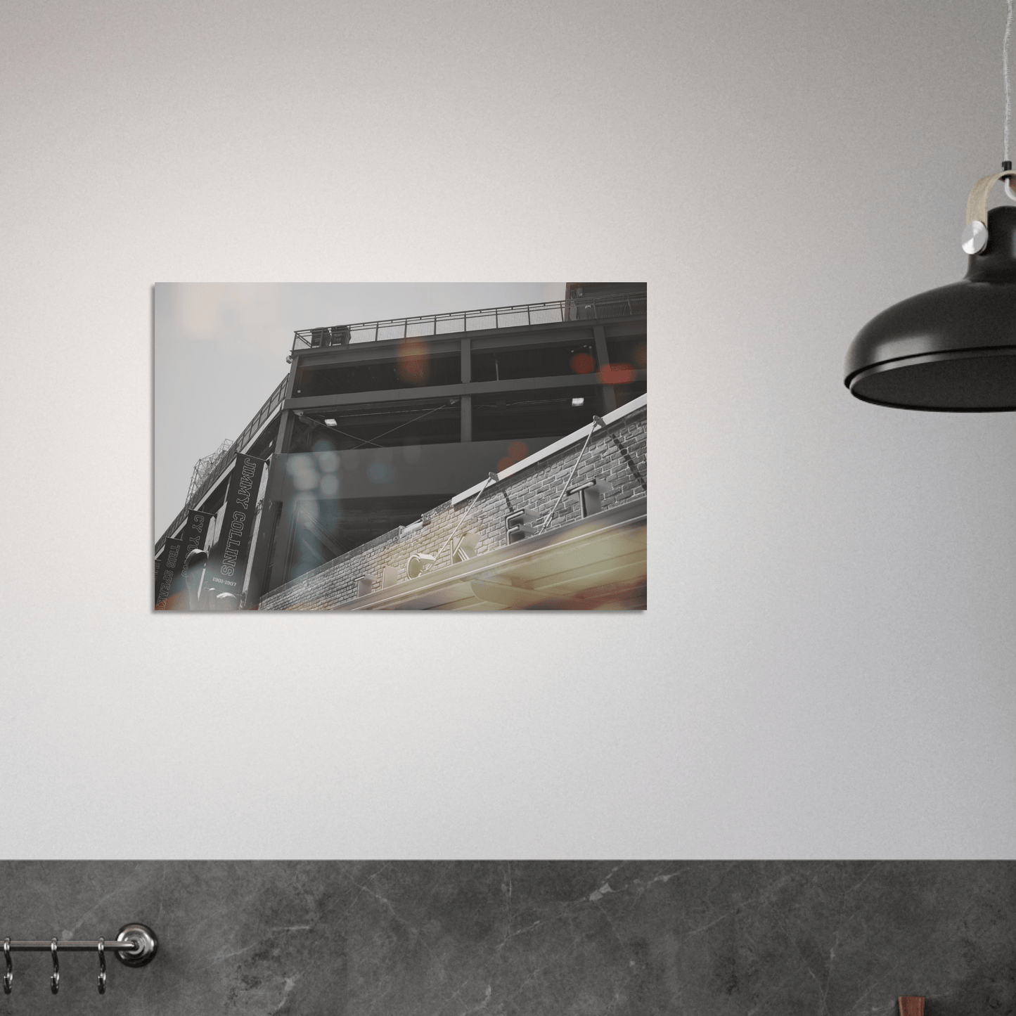 Fenway Tickets Black and White Aluminum Boston Massachusetts Wall Art Home Office Business Commercial Decor - Pixio.Co