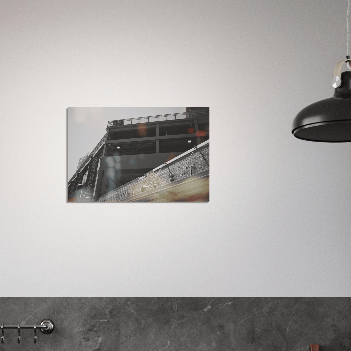 Fenway Tickets Black and White Aluminum Boston Massachusetts Wall Art Home Office Business Commercial Decor - Pixio.Co