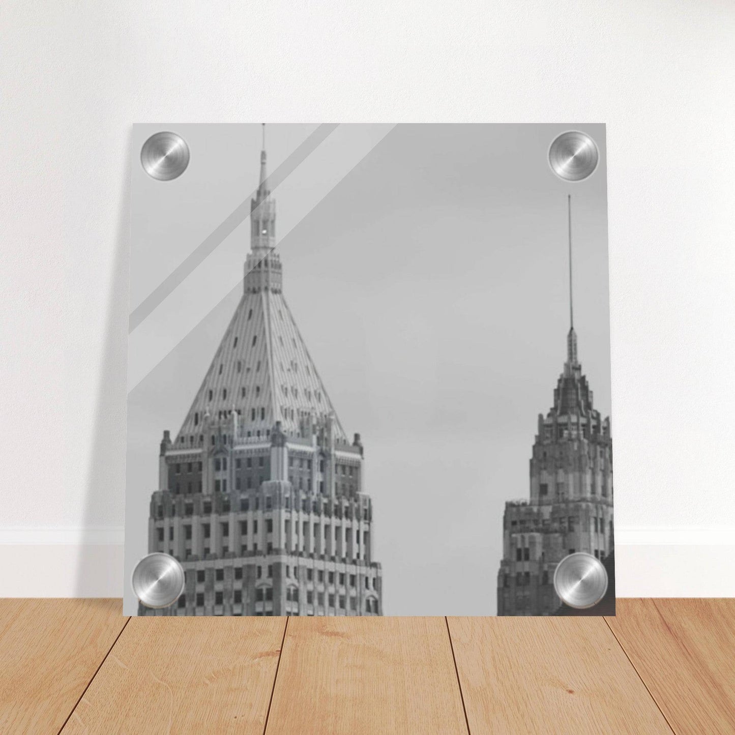 NYC Classic Black and White Acrylic Print New York City Wall Art Home Office Business Commercial Decor Pixio.Co - Pixio.Co