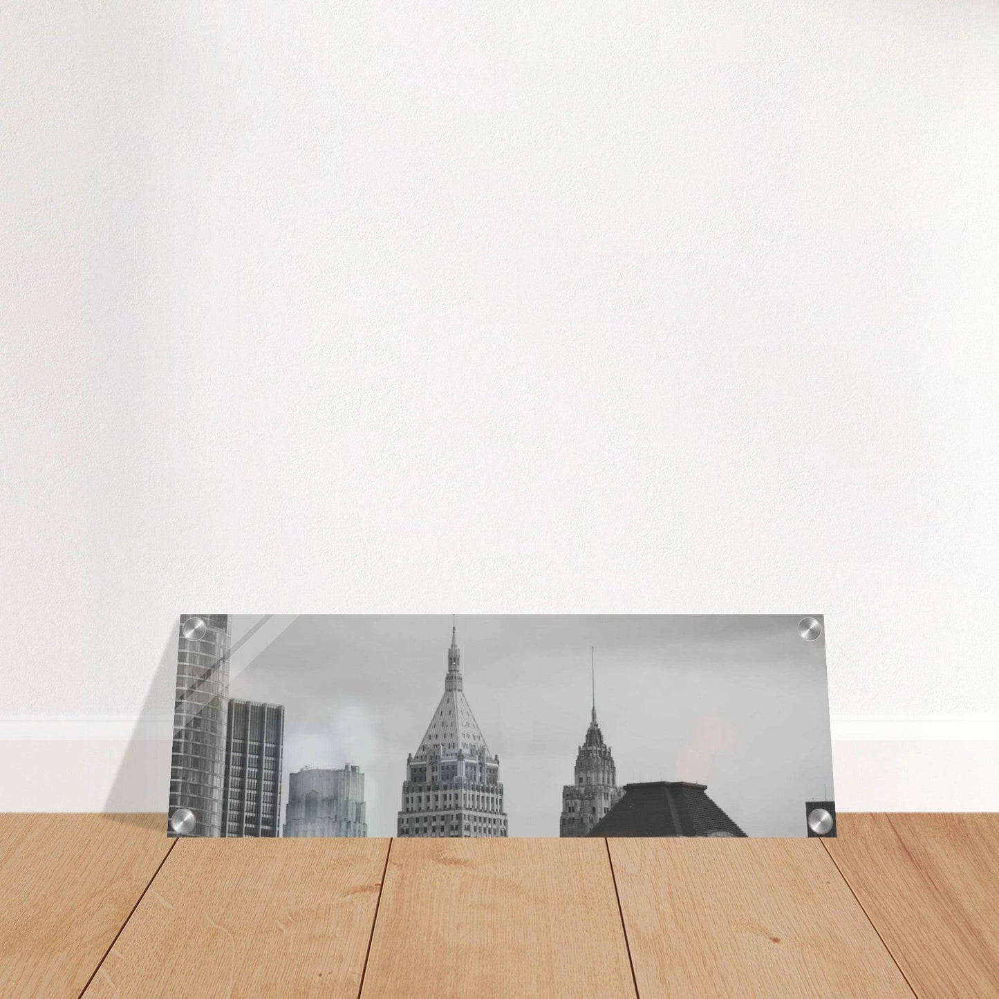 NYC Classic Black and White Acrylic Print New York City Wall Art Home Office Business Commercial Decor Pixio.Co - Pixio.Co
