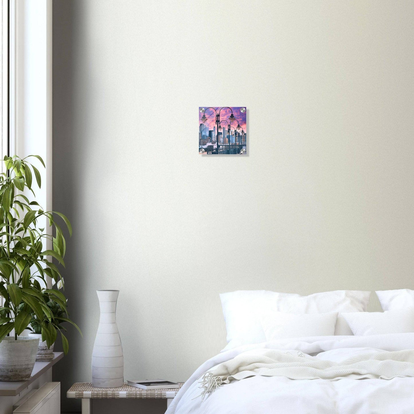 NYC Lights Acrylic Frame New York City Wall Art Home Office Business Commercial Decor Pixio.Co - Pixio.Co