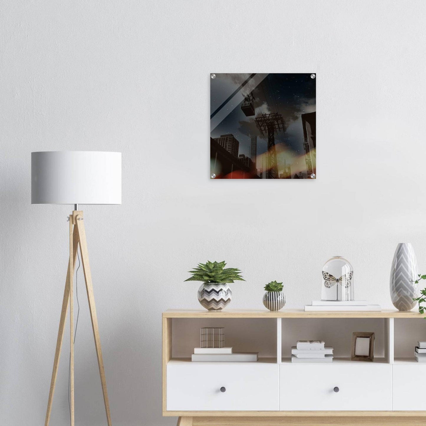 Roosevelt Island Galaxy Tramway Acrylic Print NYC East River Print New York City Wall Art Home Office Business Commercial Decor Pixio.Co - Pixio.Co