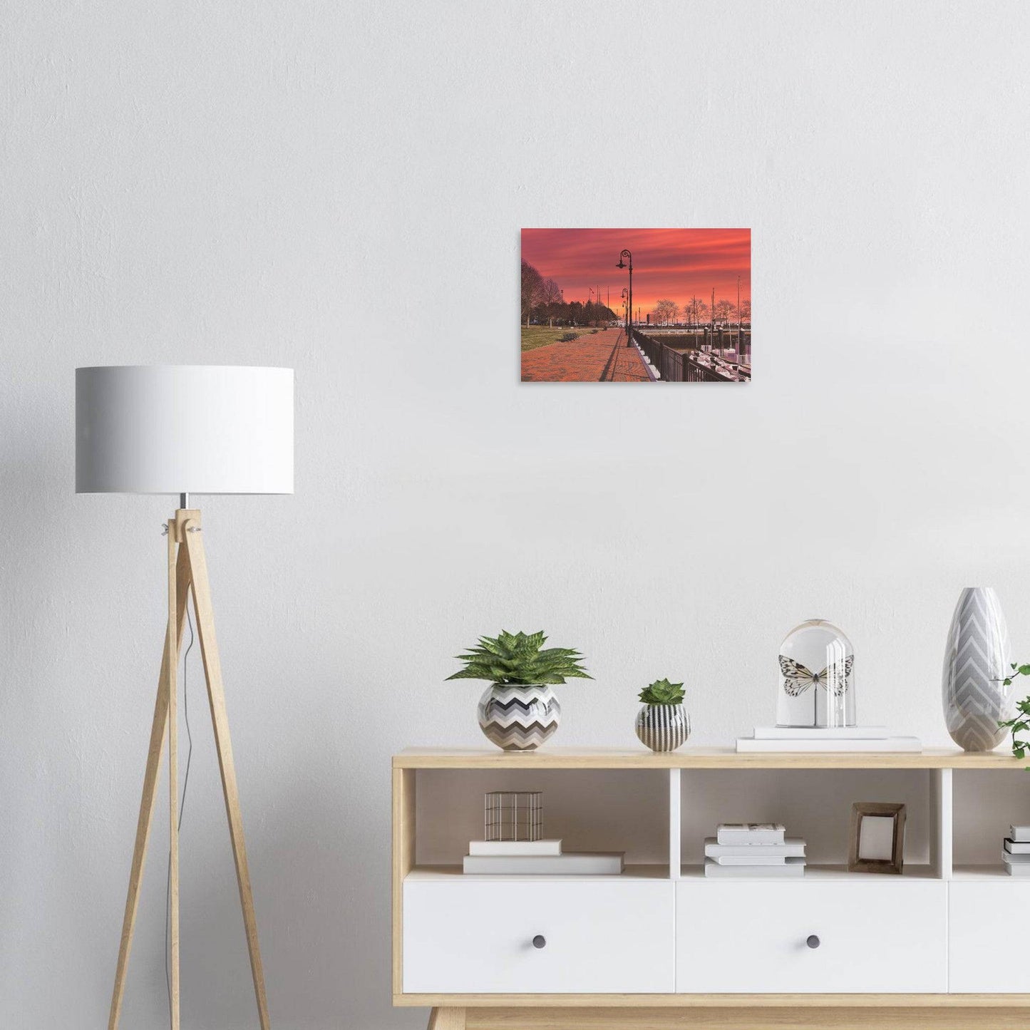 Scenic Park Tamarind Sky Aluminum Print New York City Wall Art Home Office Business Commercial Decor Pixio.Co - Pixio.Co