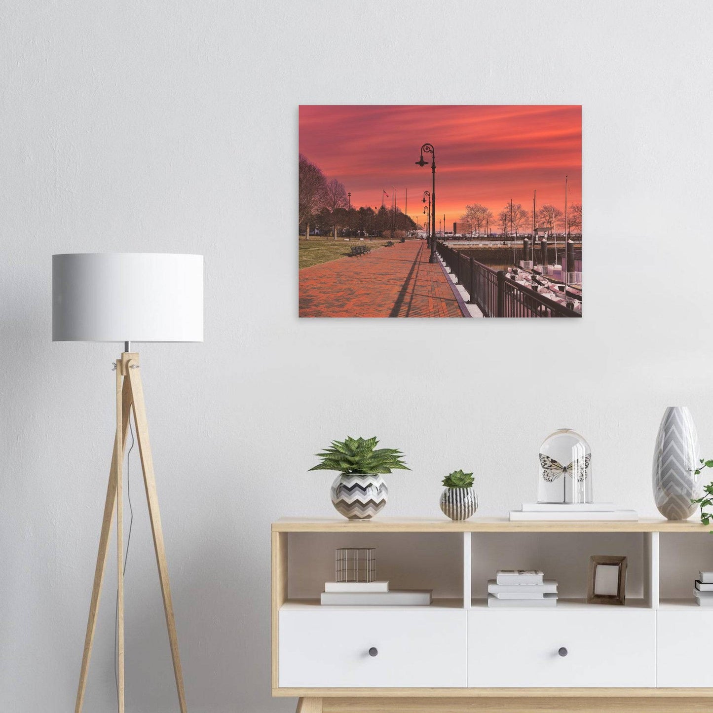 Scenic Park Tamarind Sky Aluminum Print New York City Wall Art Home Office Business Commercial Decor Pixio.Co - Pixio.Co