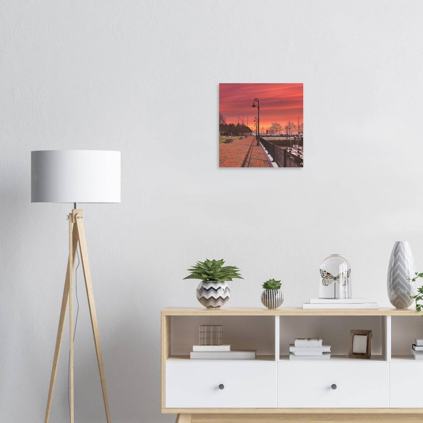 Scenic Park Tamarind Sky Aluminum Print New York City Wall Art Home Office Business Commercial Decor Pixio.Co - Pixio.Co