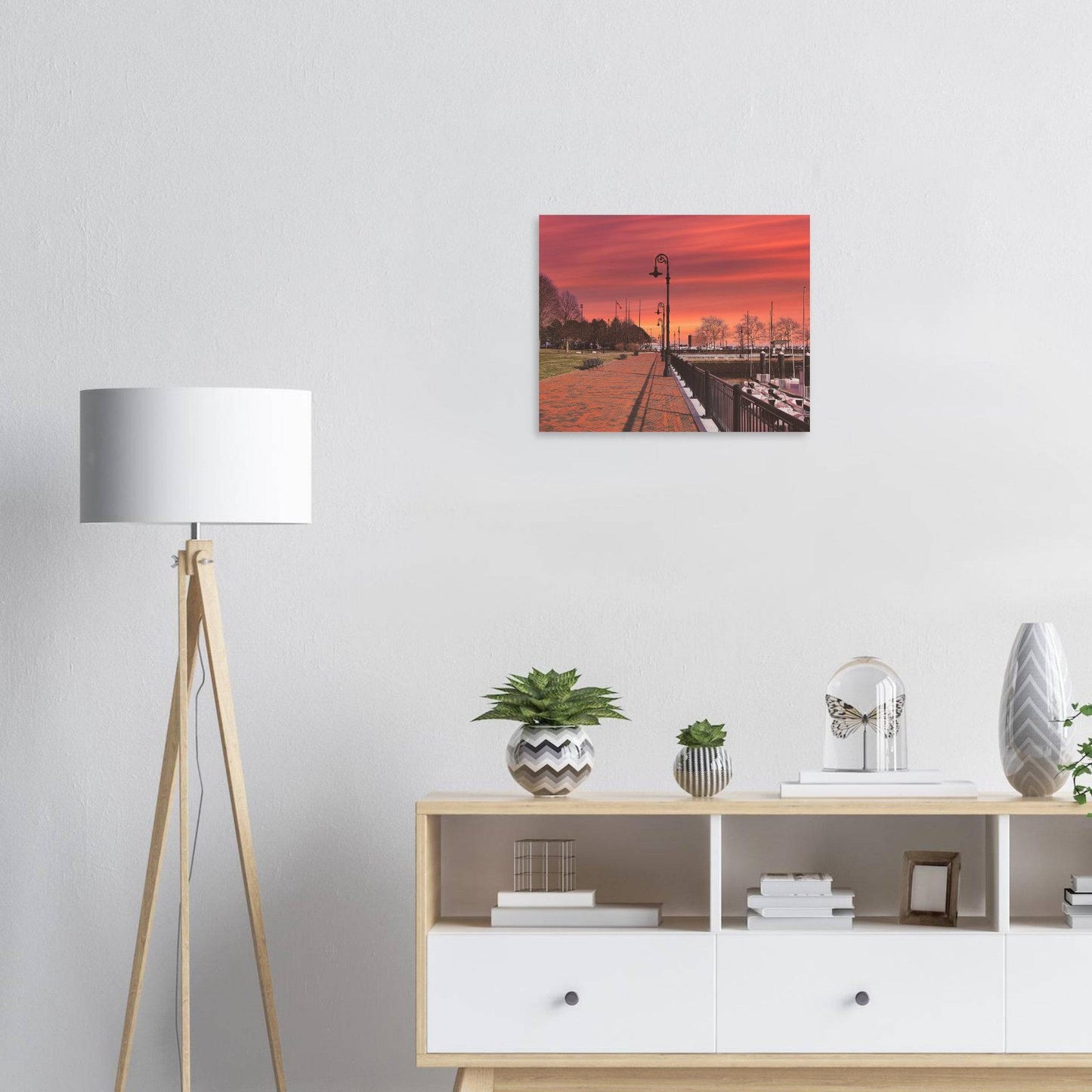 Scenic Park Tamarind Sky Aluminum Print New York City Wall Art Home Office Business Commercial Decor Pixio.Co - Pixio.Co