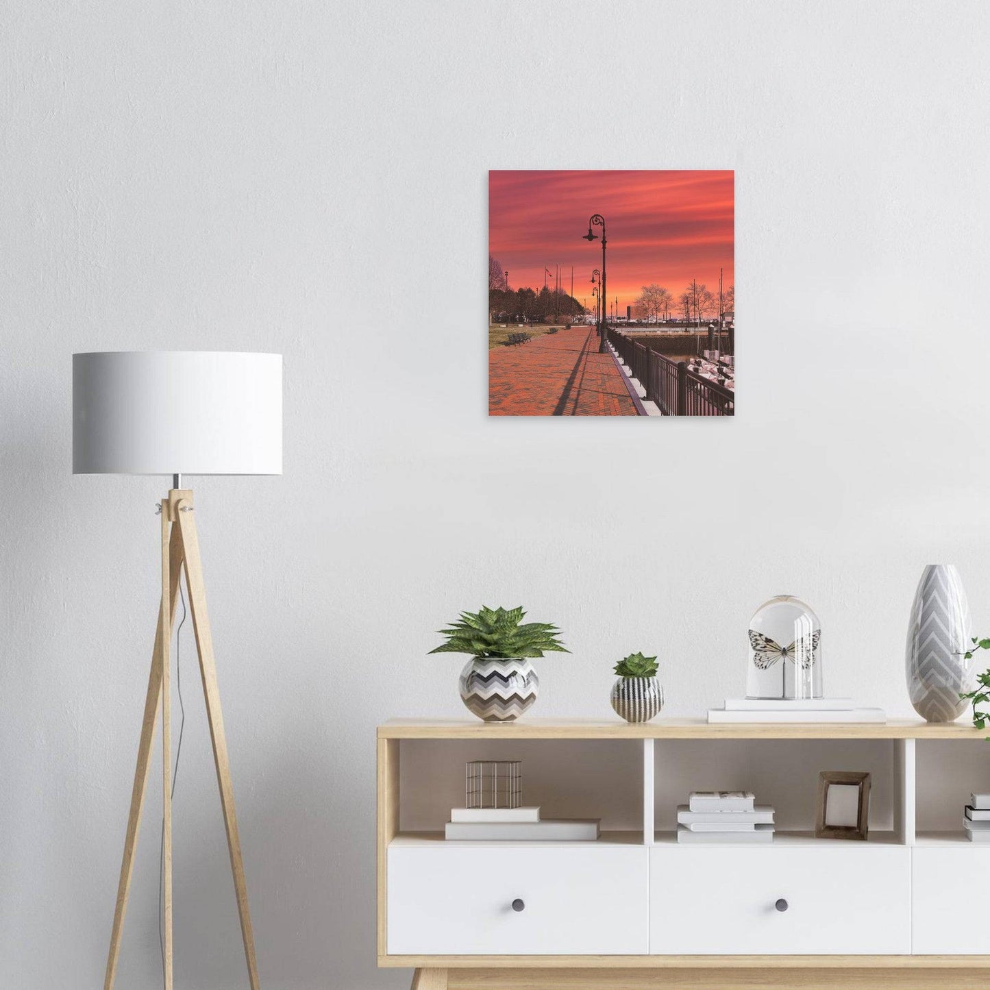 Scenic Park Tamarind Sky Aluminum Print New York City Wall Art Home Office Business Commercial Decor Pixio.Co - Pixio.Co