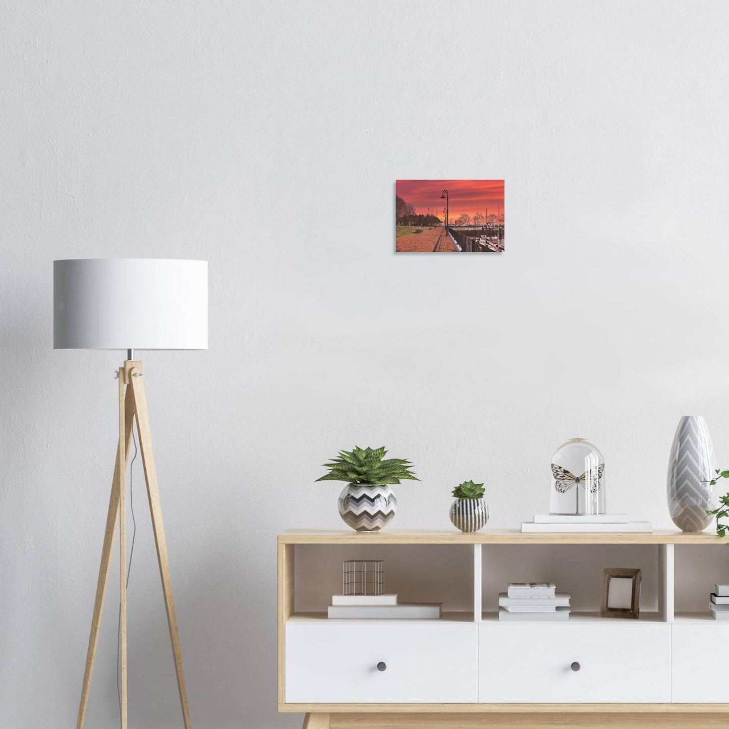 Scenic Park Tamarind Sky Aluminum Print New York City Wall Art Home Office Business Commercial Decor Pixio.Co - Pixio.Co
