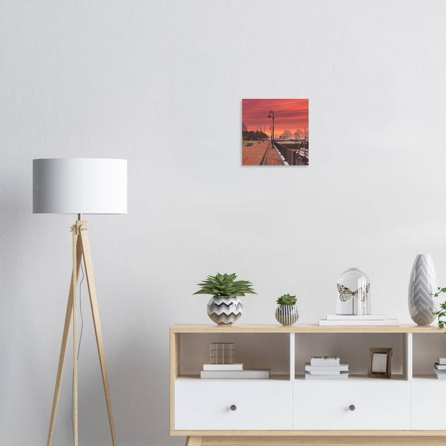 Scenic Park Tamarind Sky Aluminum Print New York City Wall Art Home Office Business Commercial Decor Pixio.Co - Pixio.Co