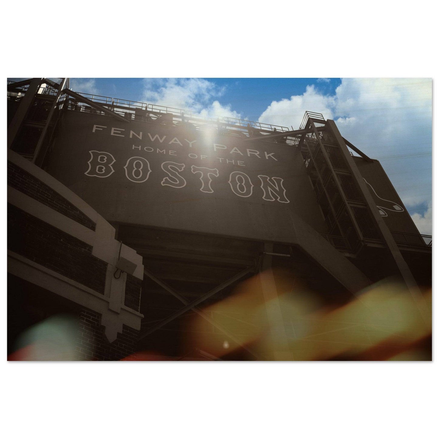 Fenway Home of Boston Wood Print Massachusetts Red Sox Wall Art Home Office Business Commercial Decor Pixio.Co - Pixio.Co