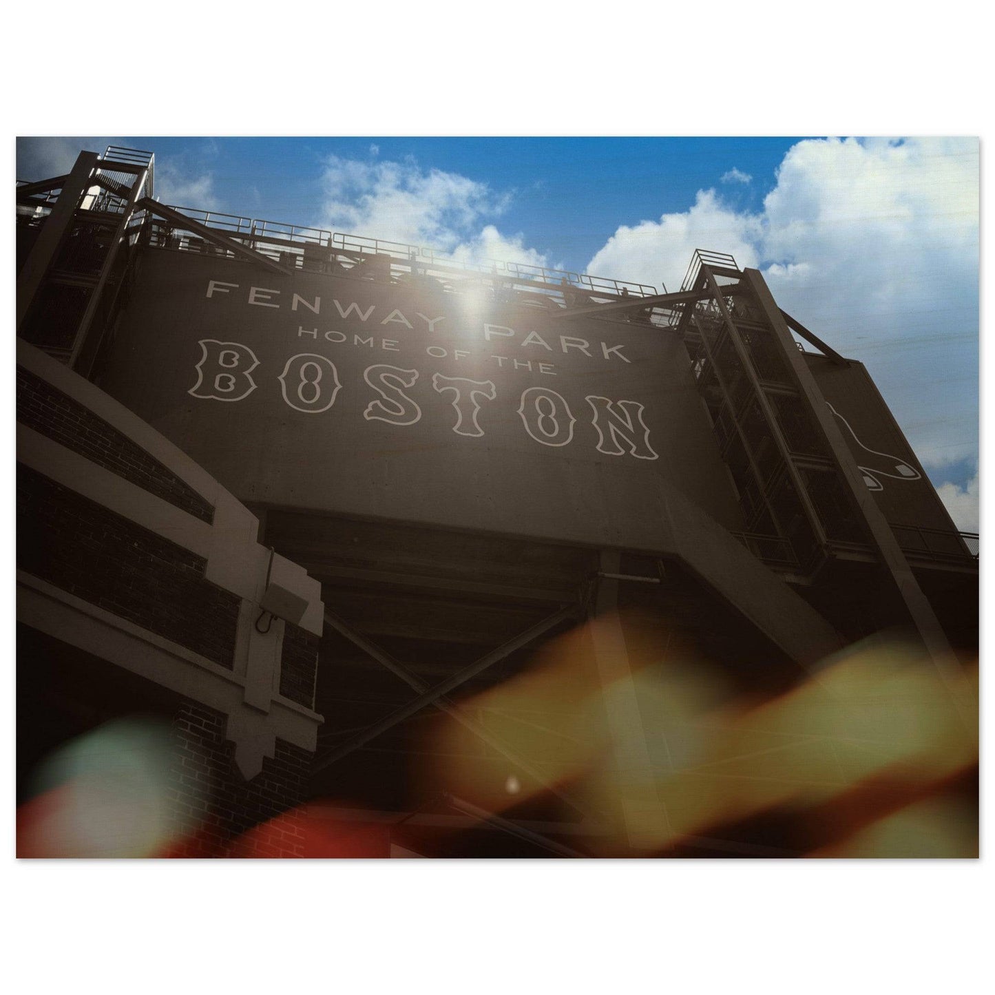 Fenway Home of Boston Wood Print Massachusetts Red Sox Wall Art Home Office Business Commercial Decor Pixio.Co - Pixio.Co