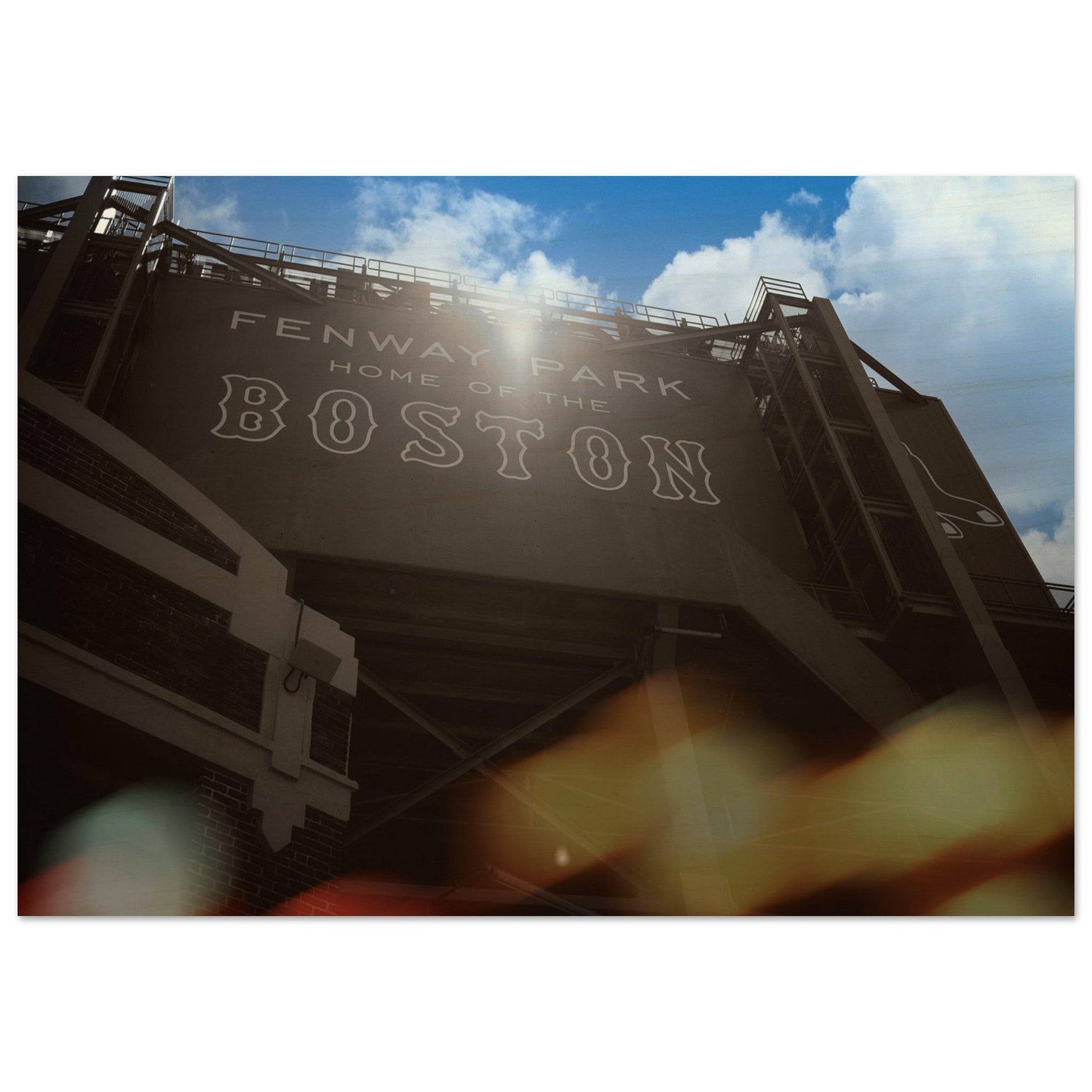 Fenway Home of Boston Wood Print Massachusetts Red Sox Wall Art Home Office Business Commercial Decor Pixio.Co - Pixio.Co