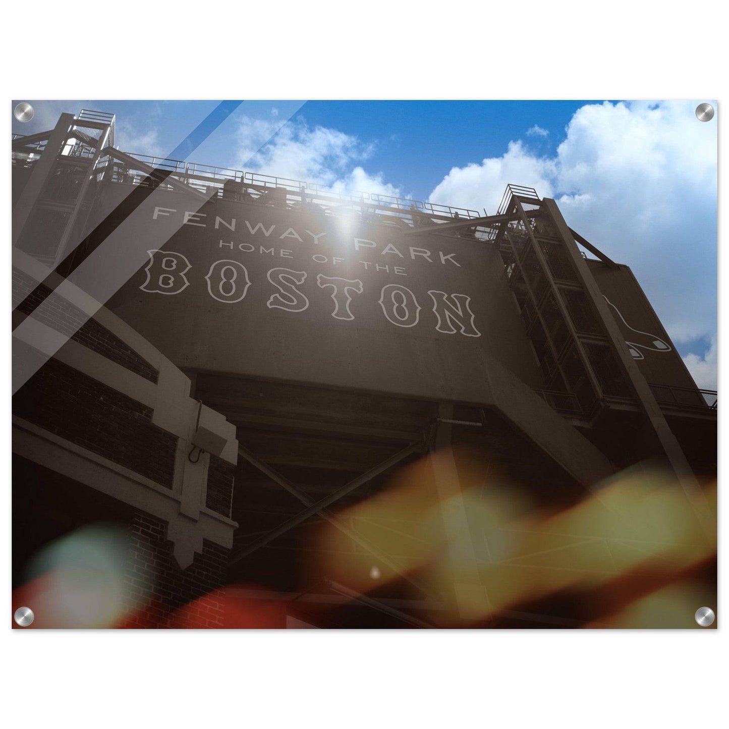 Fenway Home of Boston Acrylic Print Massachusetts Red Sox Wall Art Home Office Business Commercial Decor Pixio.Co - Pixio.Co