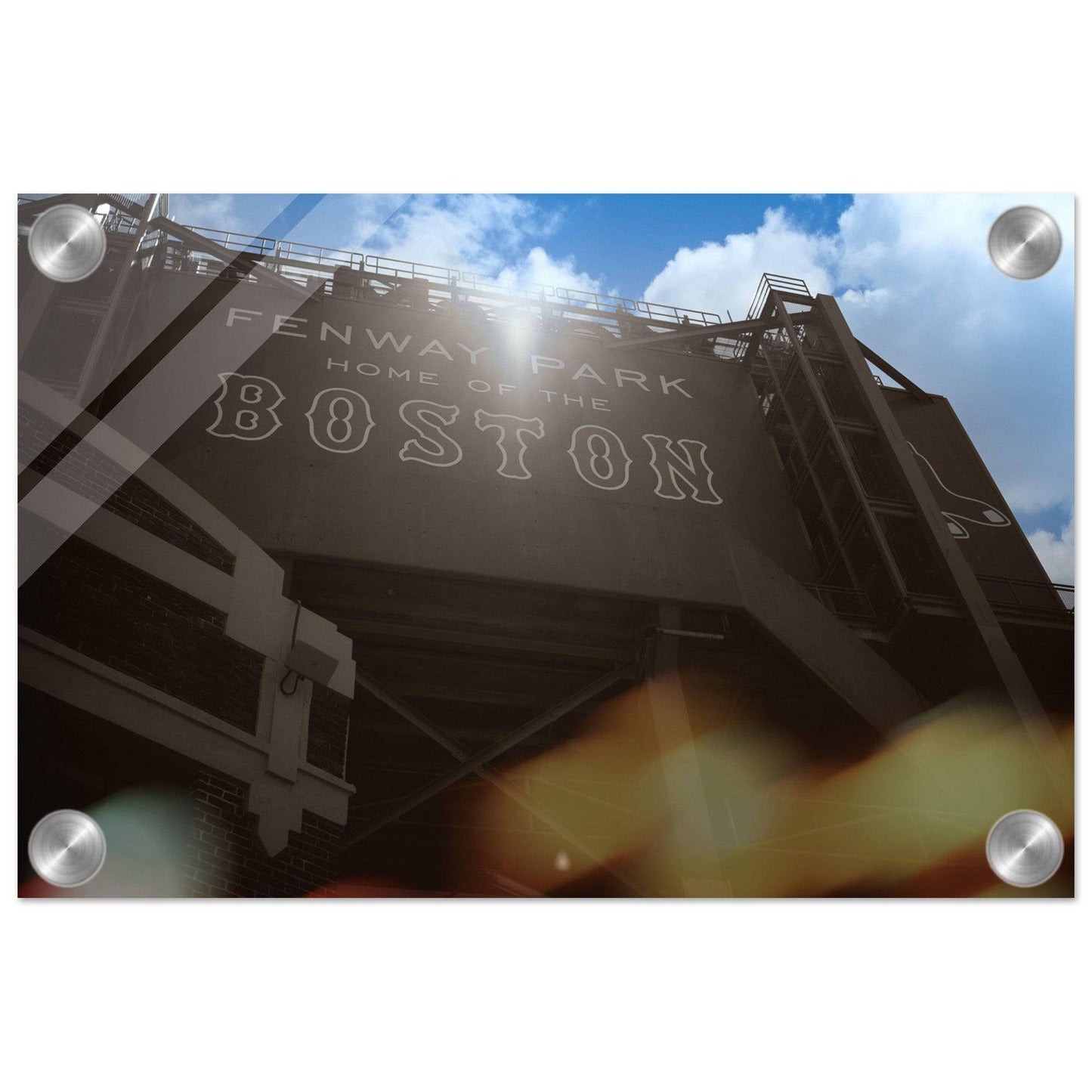 Fenway Home of Boston Acrylic Print Massachusetts Red Sox Wall Art Home Office Business Commercial Decor Pixio.Co - Pixio.Co