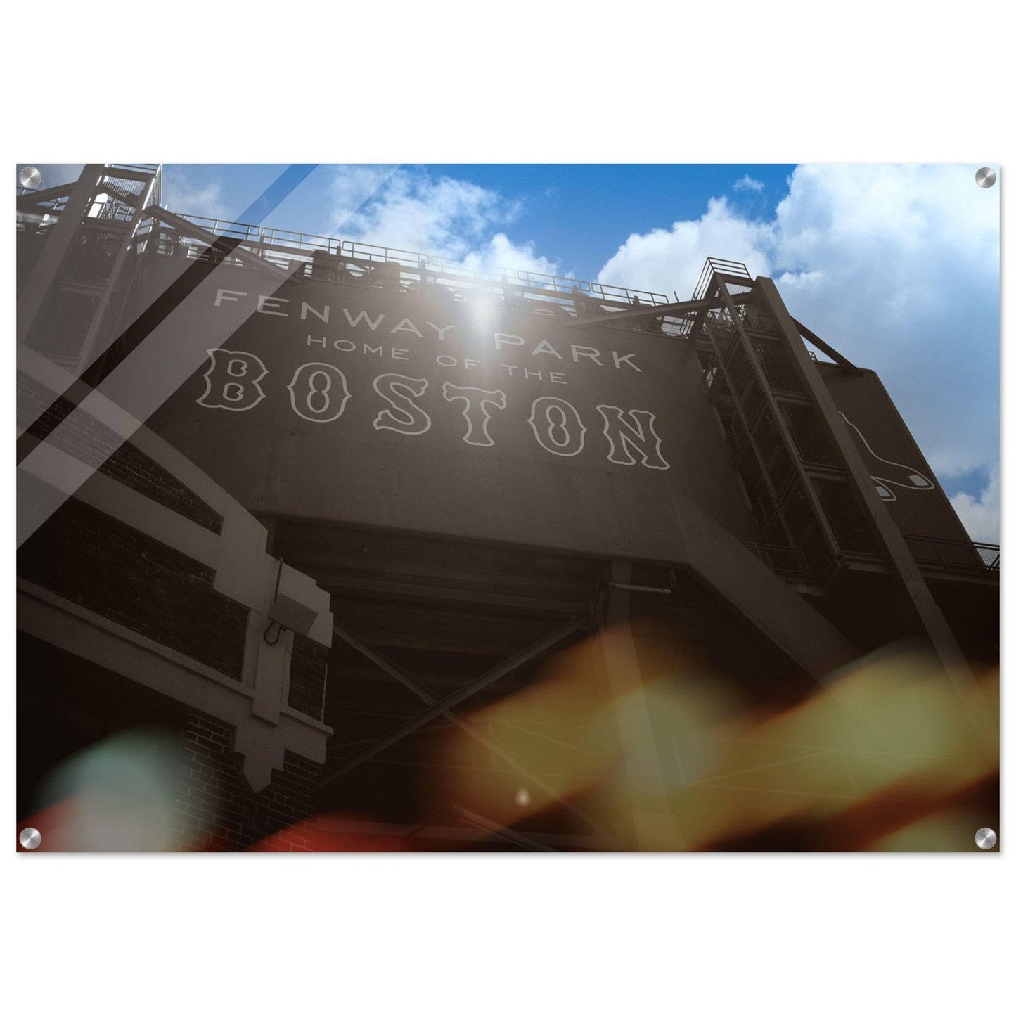 Fenway Home of Boston Acrylic Print Massachusetts Red Sox Wall Art Home Office Business Commercial Decor Pixio.Co - Pixio.Co