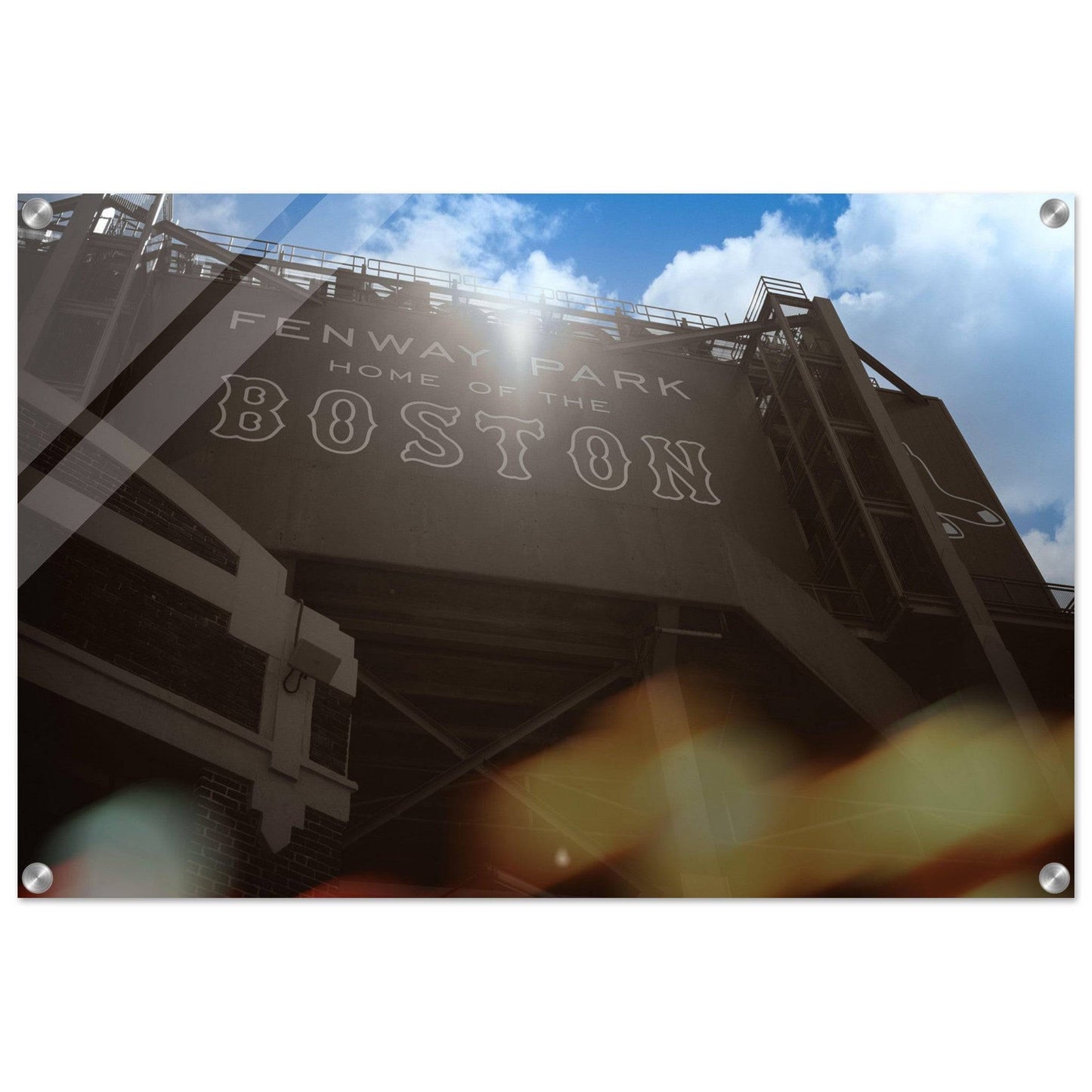 Fenway Home of Boston Acrylic Print Massachusetts Red Sox Wall Art Home Office Business Commercial Decor Pixio.Co - Pixio.Co
