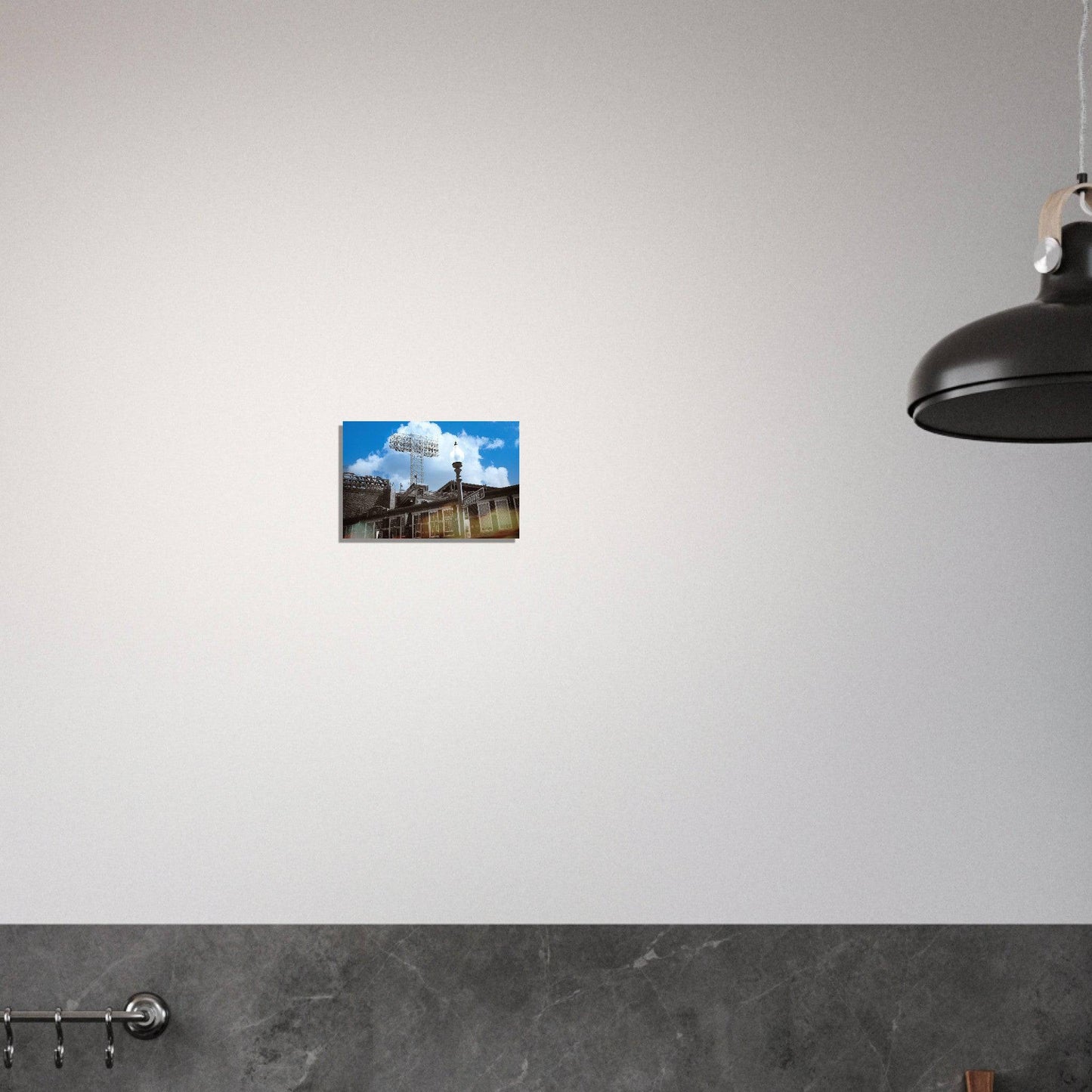 Lansdowne Blue Sky Aluminum Print Boston Massachusetts Fenway Wall Art Home Office Business Commercial Decor Pixio.Co - Pixio.Co