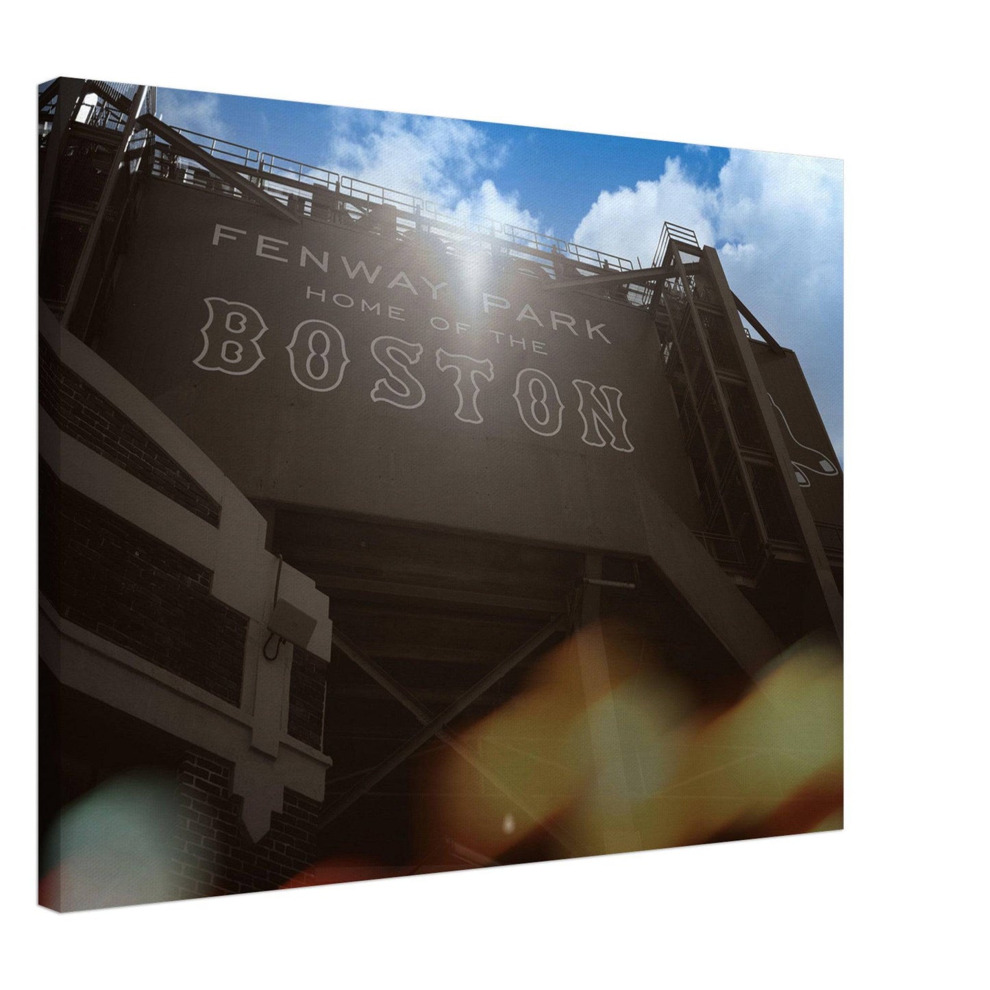 Fenway Home of Boston Canvas Massachusetts Red Sox Wall Art Home Office Business Commercial Decor Pixio.Co - Pixio.Co