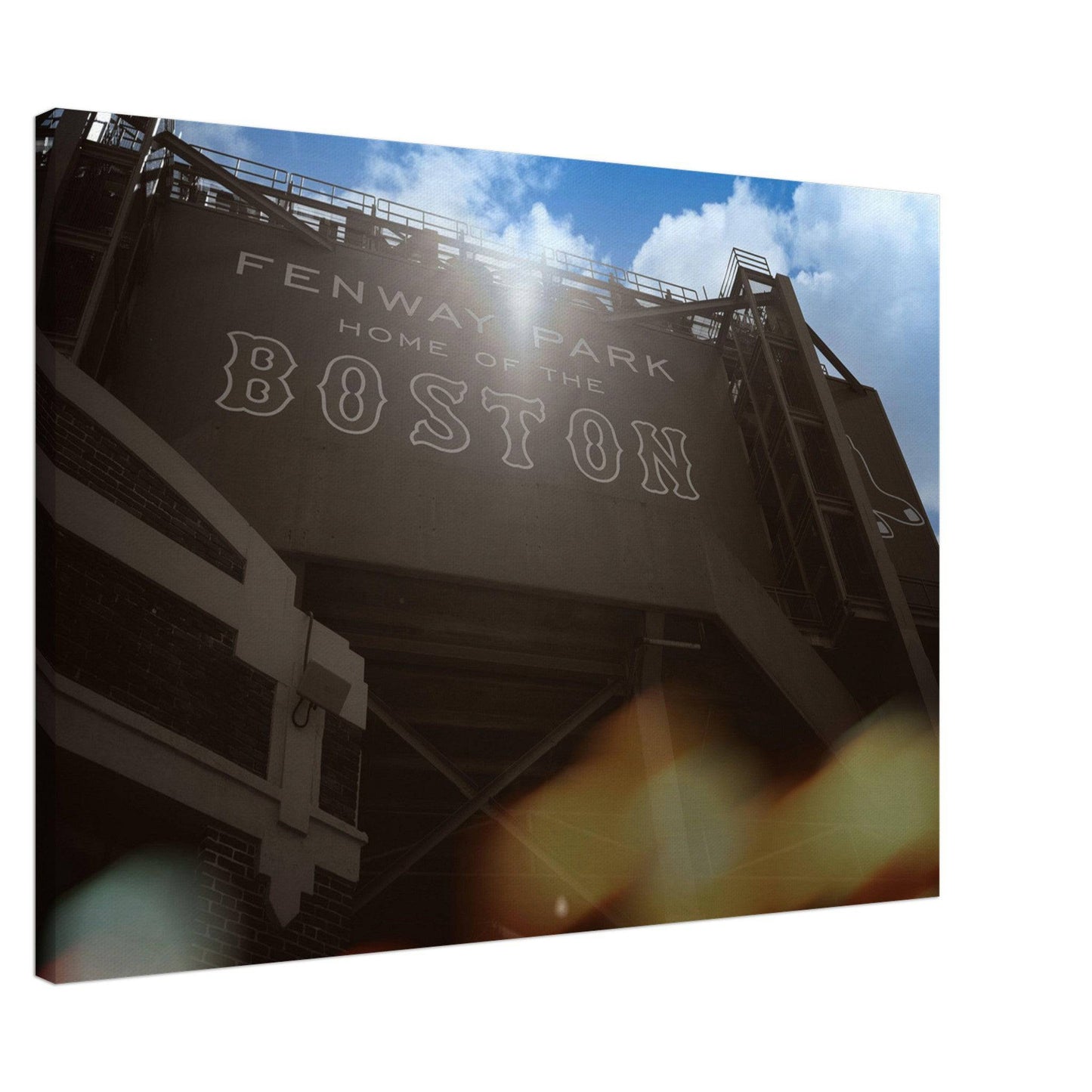 Fenway Home of Boston Canvas Massachusetts Red Sox Wall Art Home Office Business Commercial Decor Pixio.Co - Pixio.Co