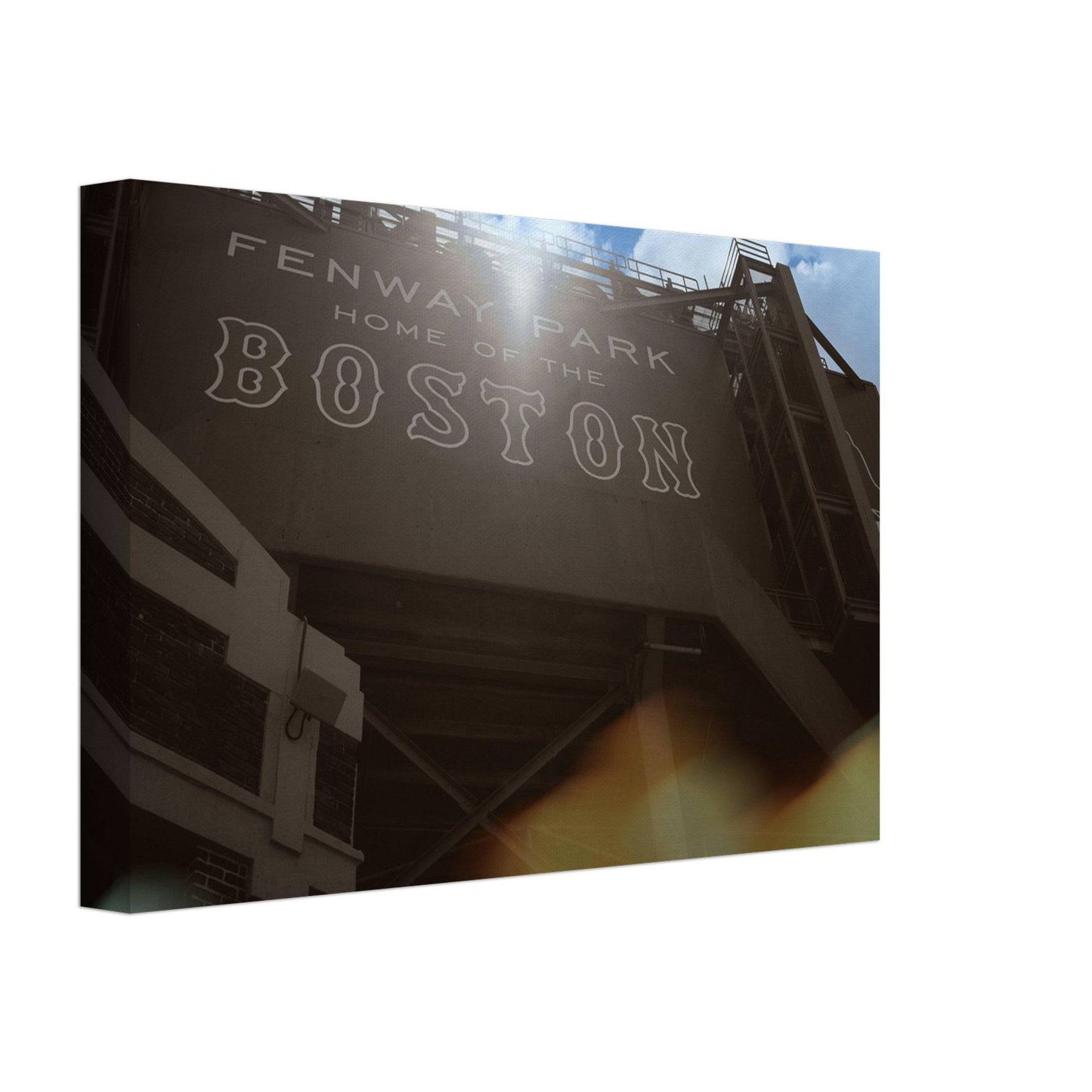 Fenway Home of Boston Canvas Massachusetts Red Sox Wall Art Home Office Business Commercial Decor Pixio.Co - Pixio.Co