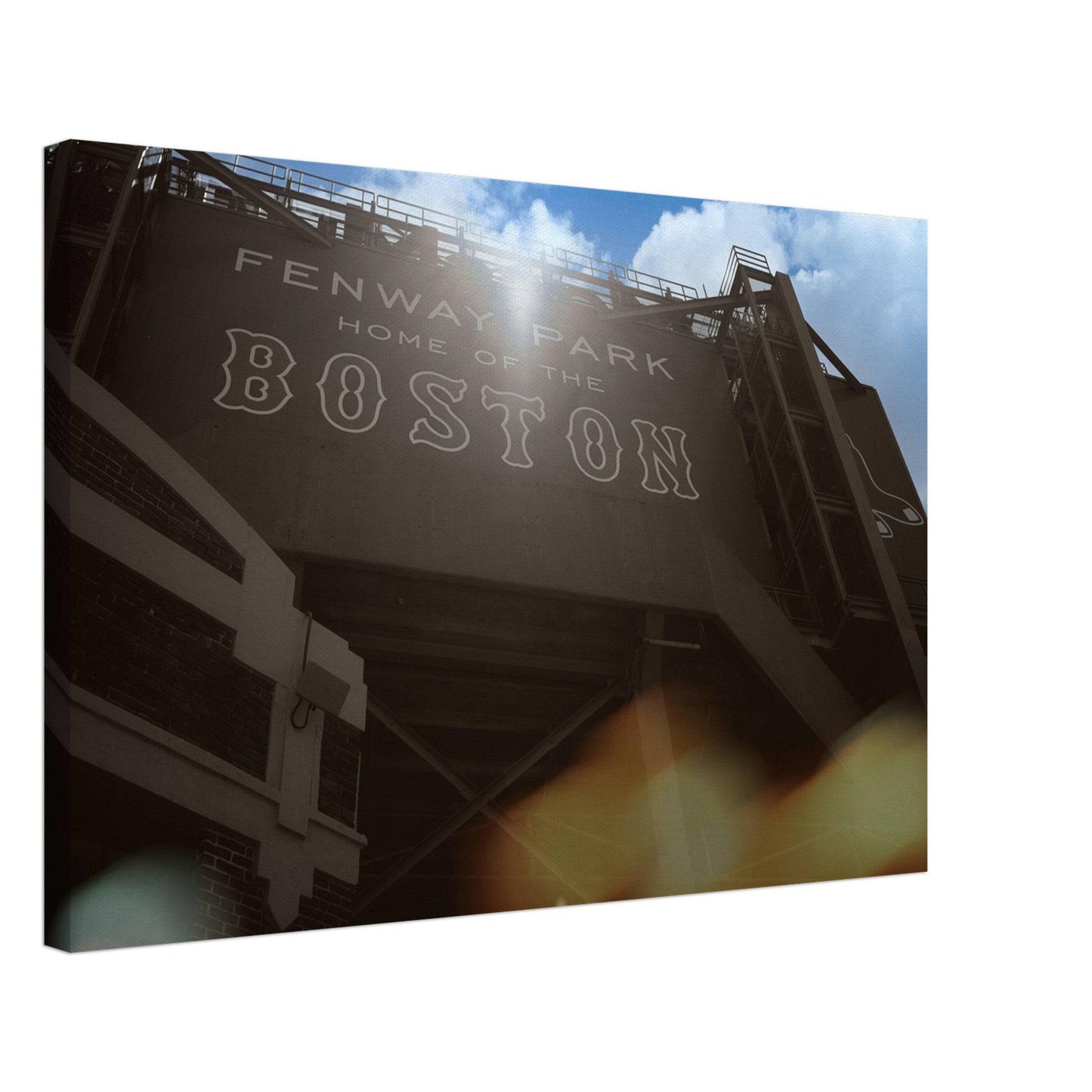 Fenway Home of Boston Canvas Massachusetts Red Sox Wall Art Home Office Business Commercial Decor Pixio.Co - Pixio.Co