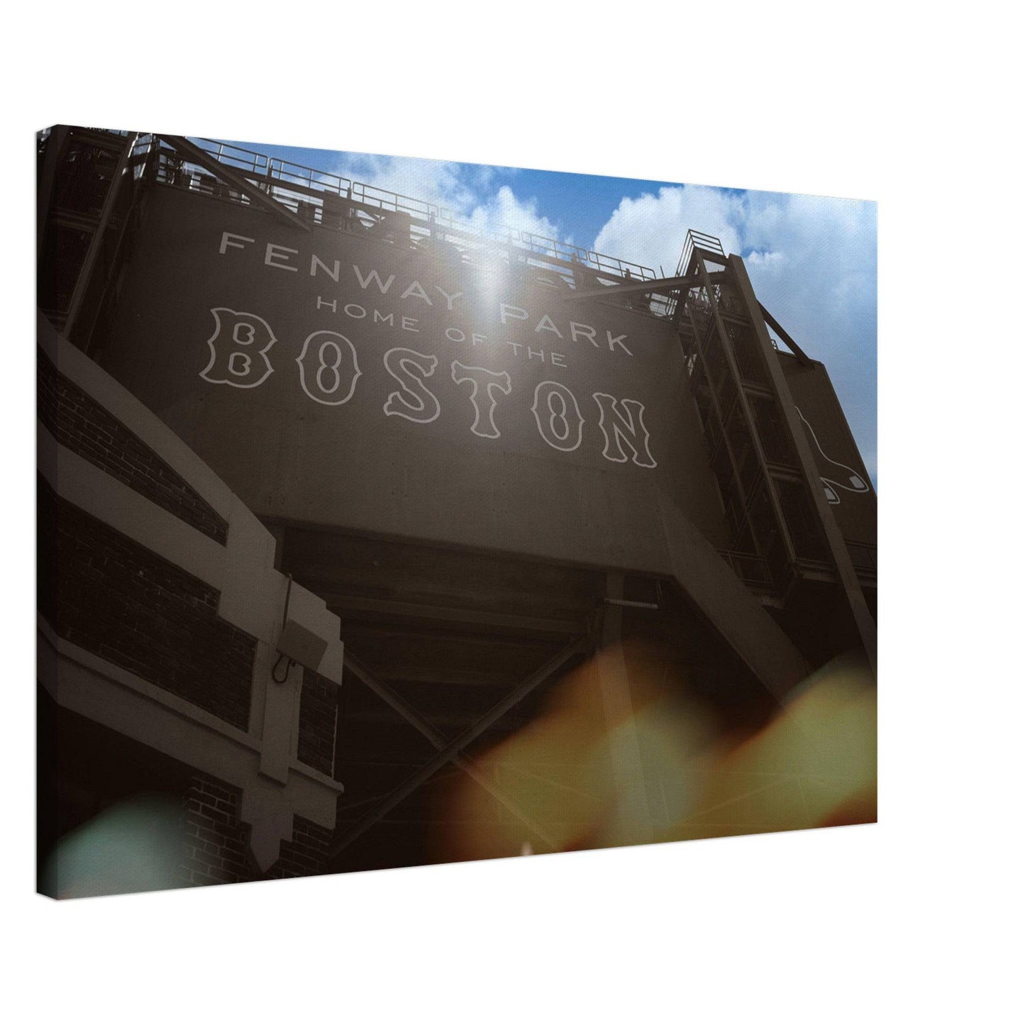 Fenway Home of Boston Canvas Massachusetts Red Sox Wall Art Home Office Business Commercial Decor Pixio.Co - Pixio.Co