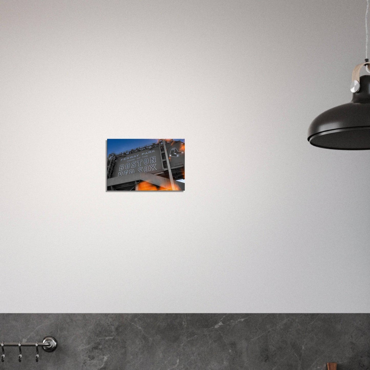 Fenway Home of Boston Sun Burst Canvas Massachusetts Red Sox Wall Art Home Office Business Commercial Decor Pixio.Co - Pixio.Co