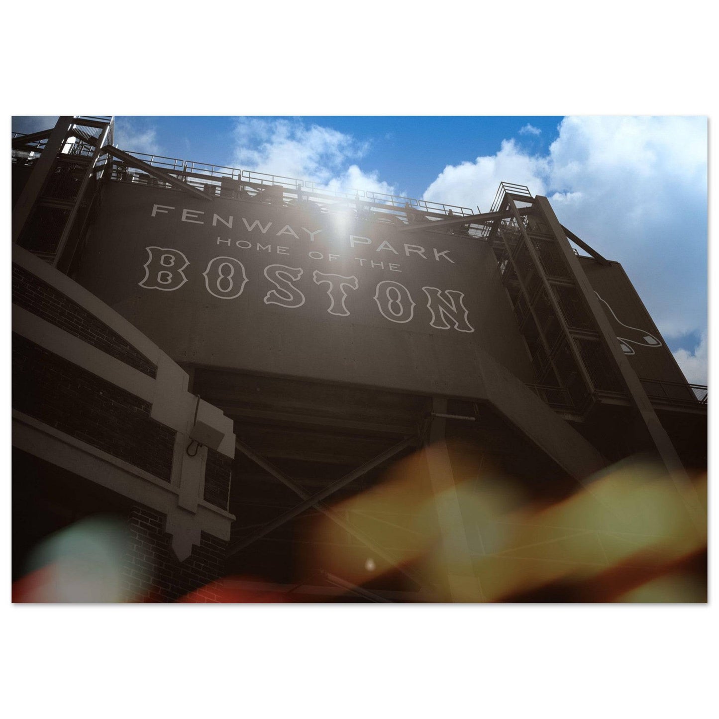 Fenway Home of Boston Premium Matte Paper Poster Massachusetts Red Sox Wall Art Home Office Business Commercial Decor Pixio.Co - Pixio.Co