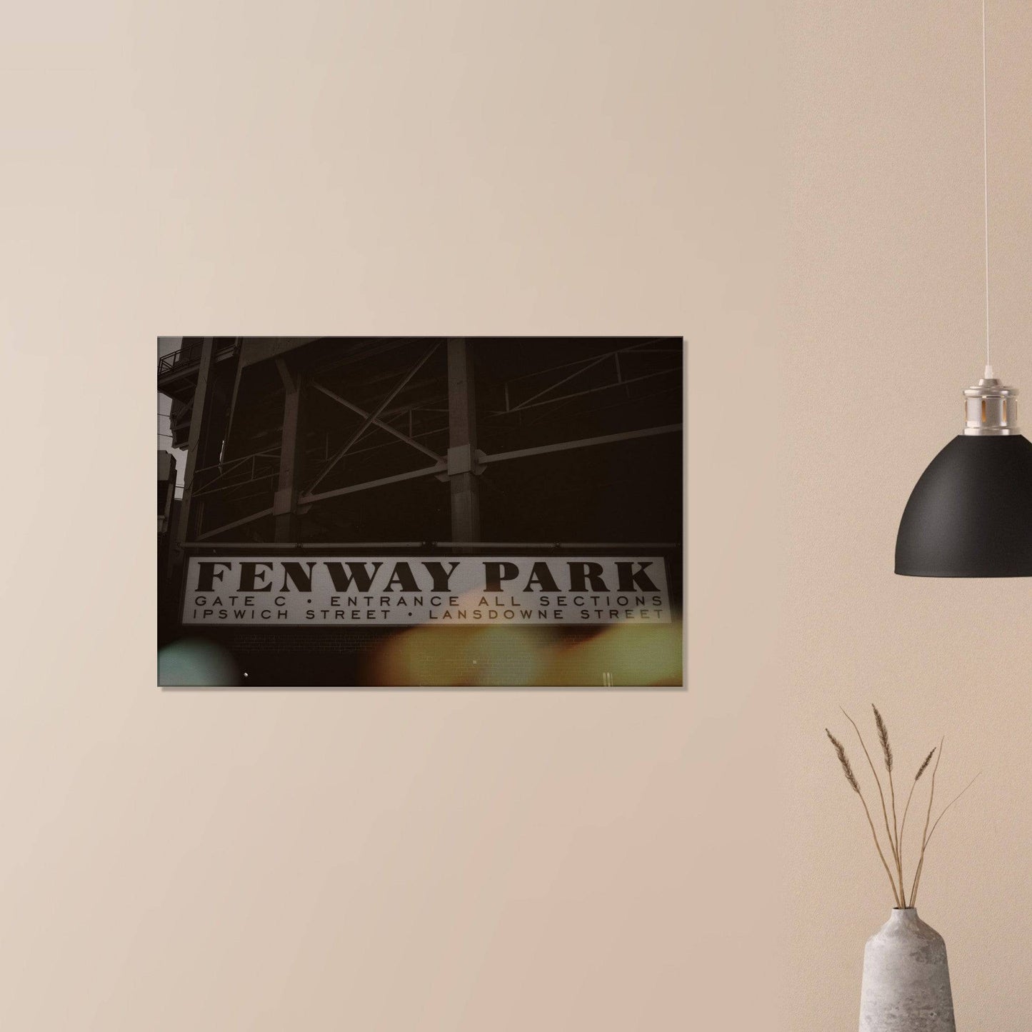 Fenway Lansdowne Aluminum Print Boston Massachusetts Wall Art Home Office Business Commercial Decor Pixio.Co - Pixio.Co