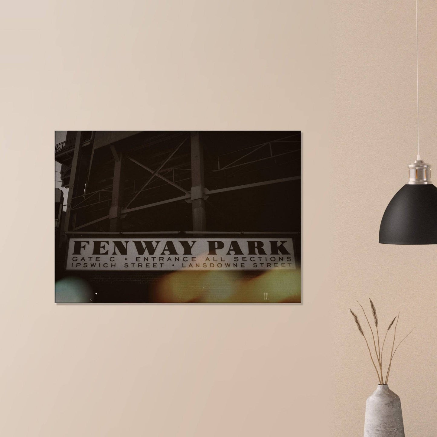 Fenway Lansdowne Aluminum Print Boston Massachusetts Wall Art Home Office Business Commercial Decor Pixio.Co - Pixio.Co