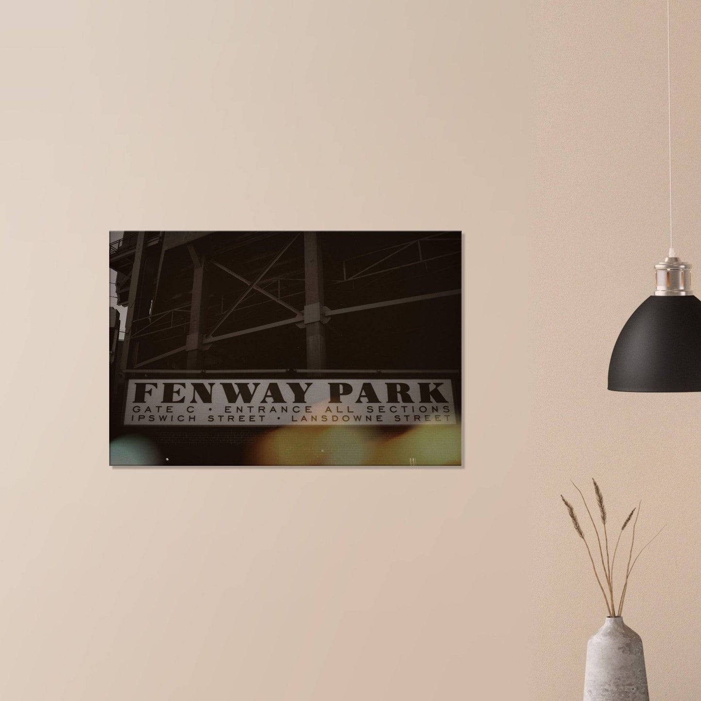 Fenway Lansdowne Aluminum Print Boston Massachusetts Wall Art Home Office Business Commercial Decor Pixio.Co - Pixio.Co