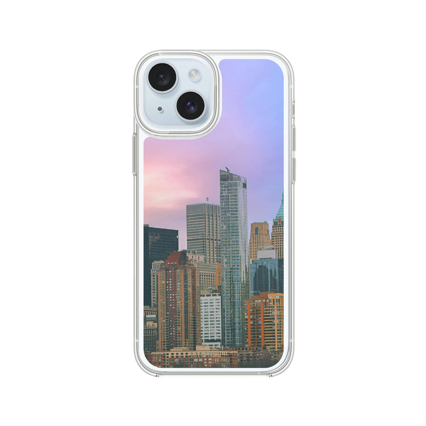 NYC Cotton Candy Phone Cases for iPhone 12 Pro iPhone 13 iPhone 14 iPhone 15 Plus iPhone 15 pro iPhone 15 Pro Max New York City Pixio.Co - Pixio.Co