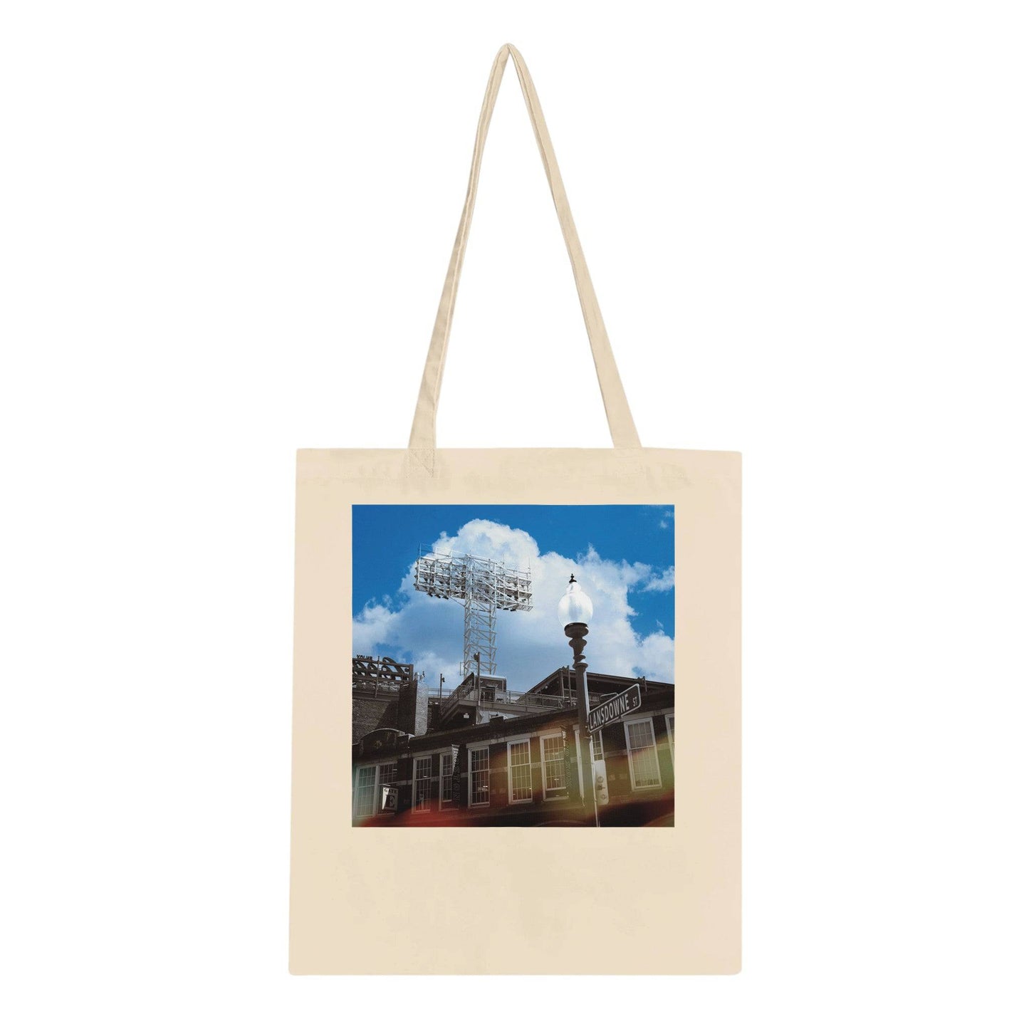 Landsdowne Blue Sky Classic Tote Bag Boston Massachusetts Art Fenway Eco Pixio.Co - Pixio.Co