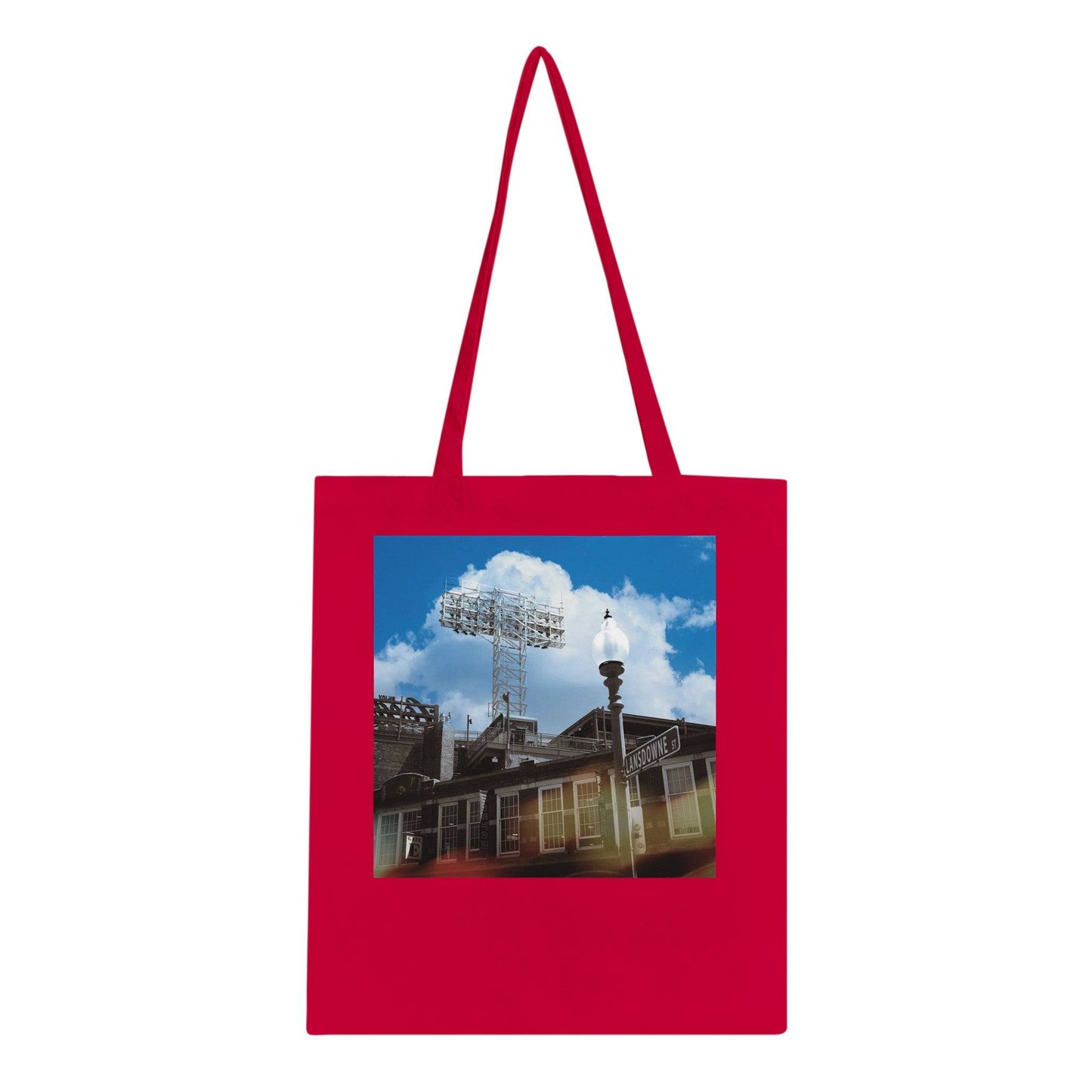 Landsdowne Blue Sky Classic Tote Bag Boston Massachusetts Art Fenway Eco Pixio.Co - Pixio.Co