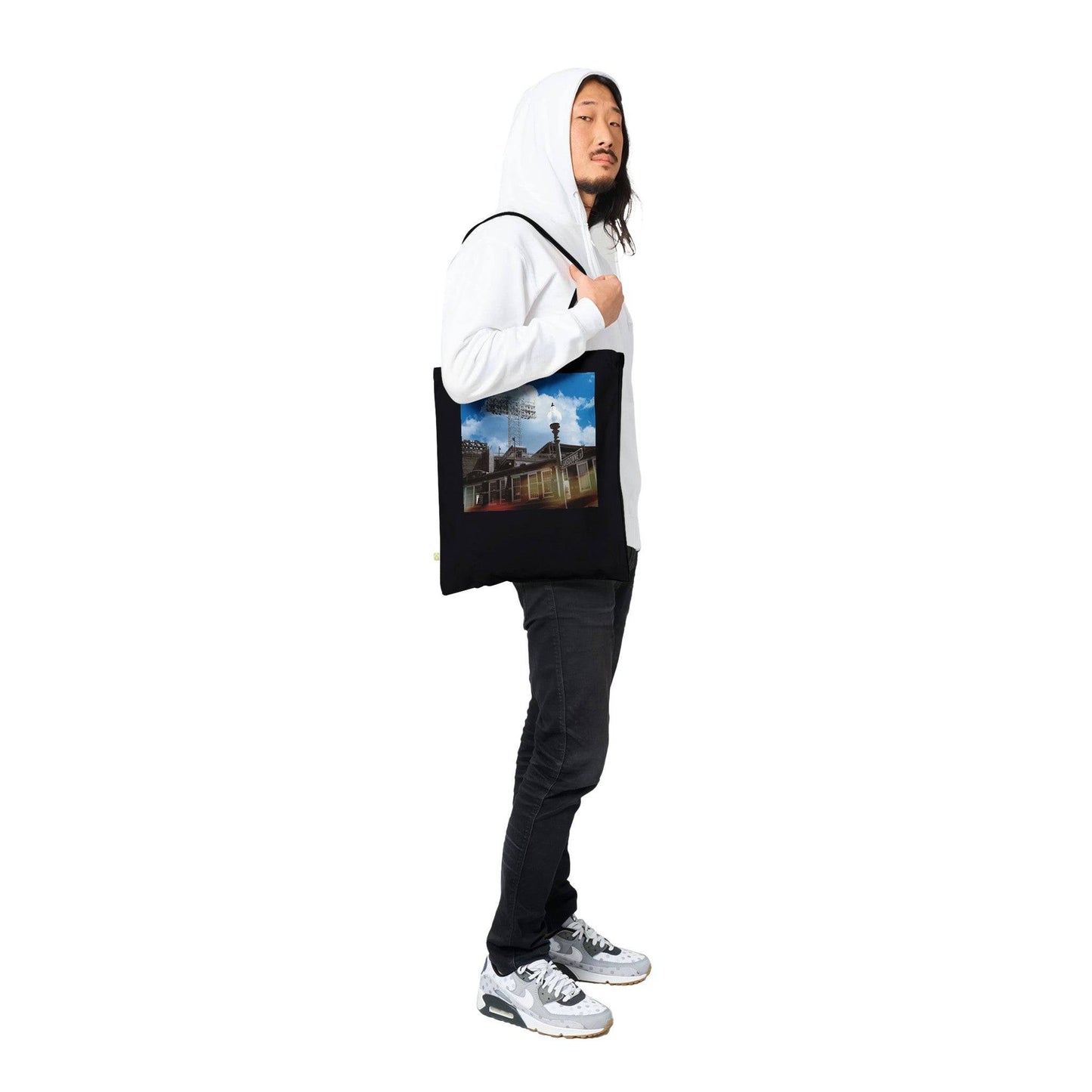 Landsdowne Blue Sky Premium Tote Bag Boston Massachusetts Art Fenway Eco Pixio.Co - Pixio.Co